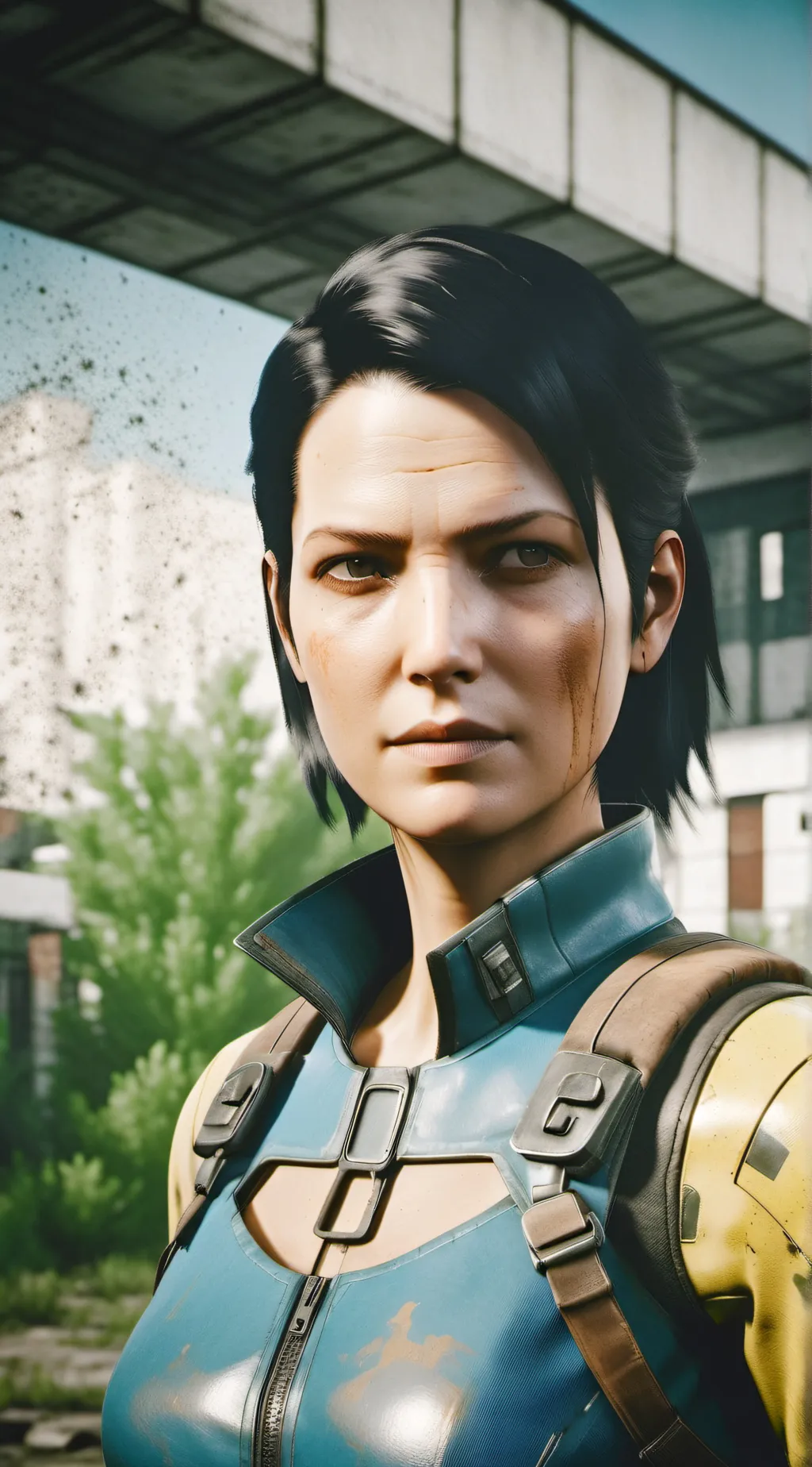 ai character: Marcy long  background