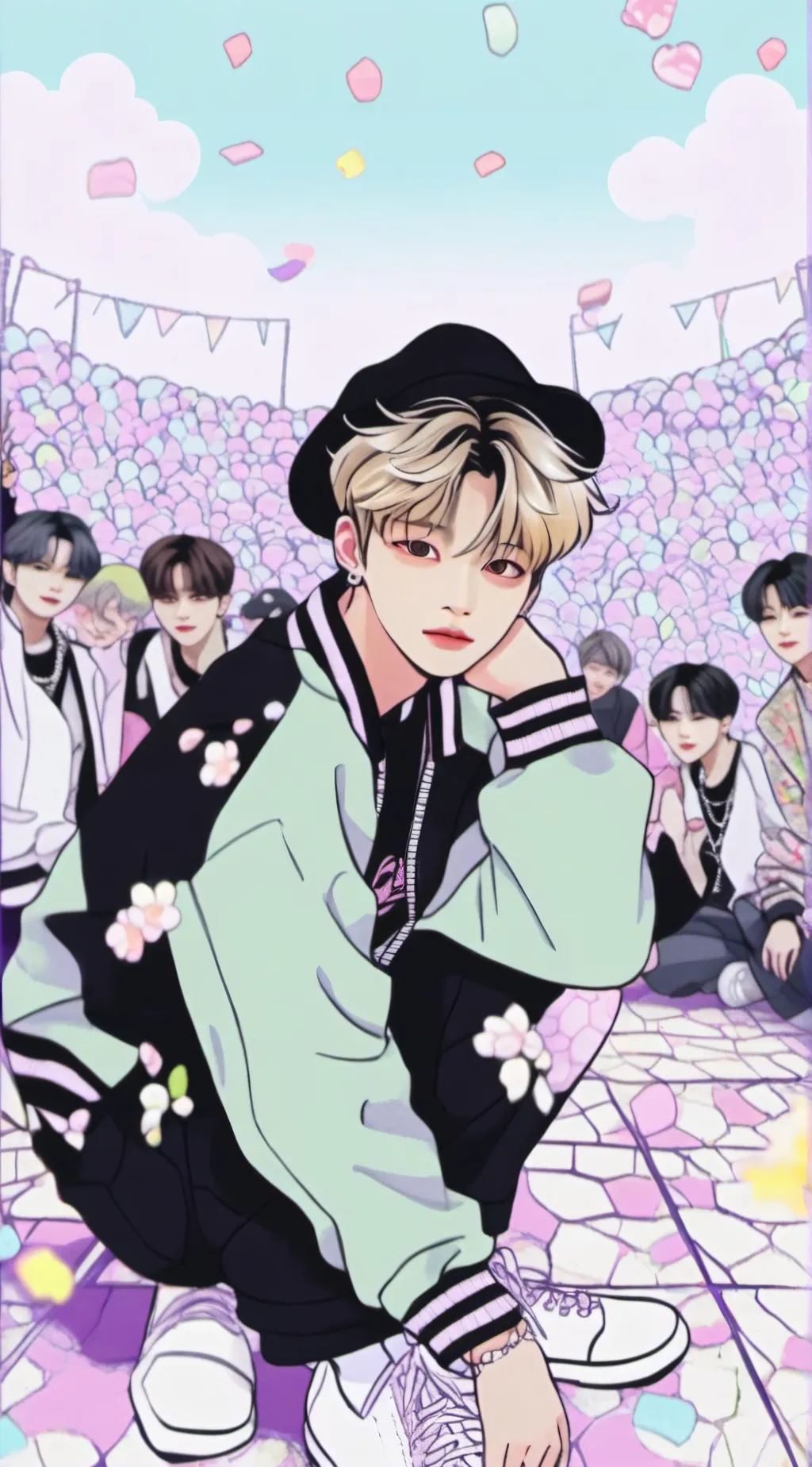 ai character: Stray_kids background