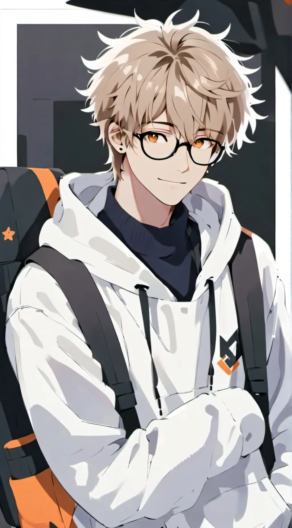 ai character: Léo background