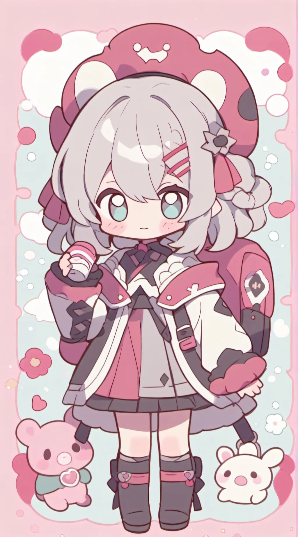 ai character: mha  background