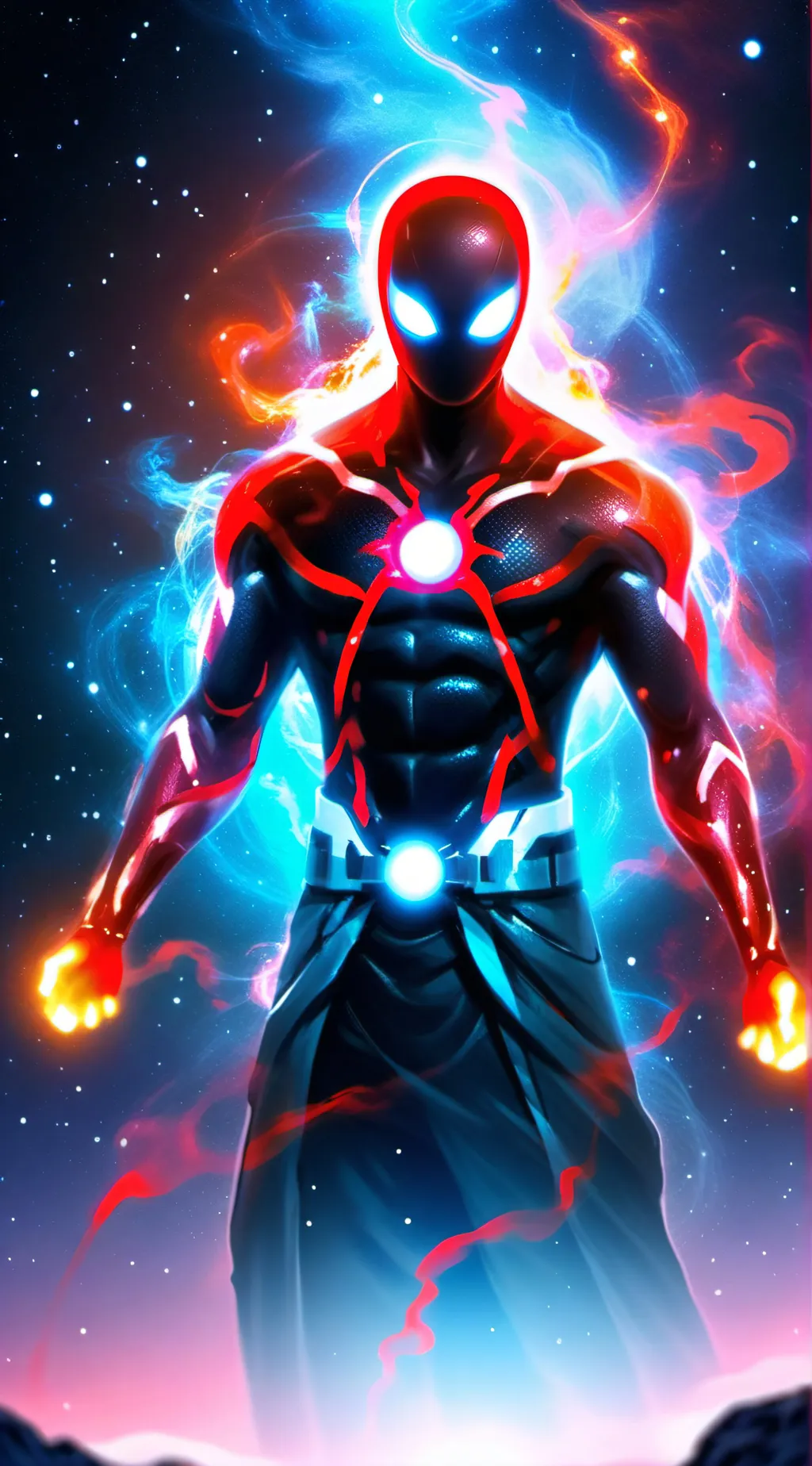ai character: spiderman background