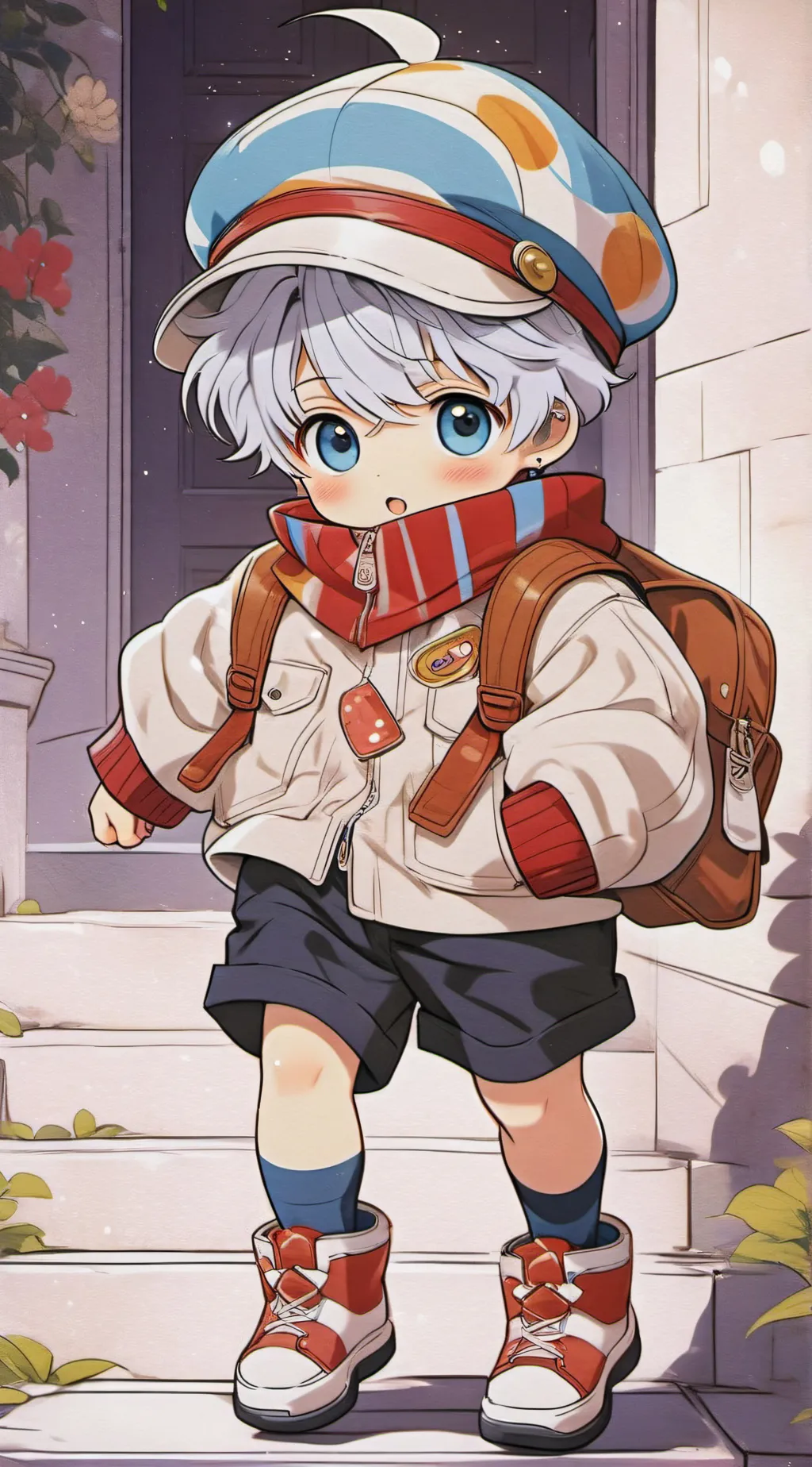 ai character: A Kid background