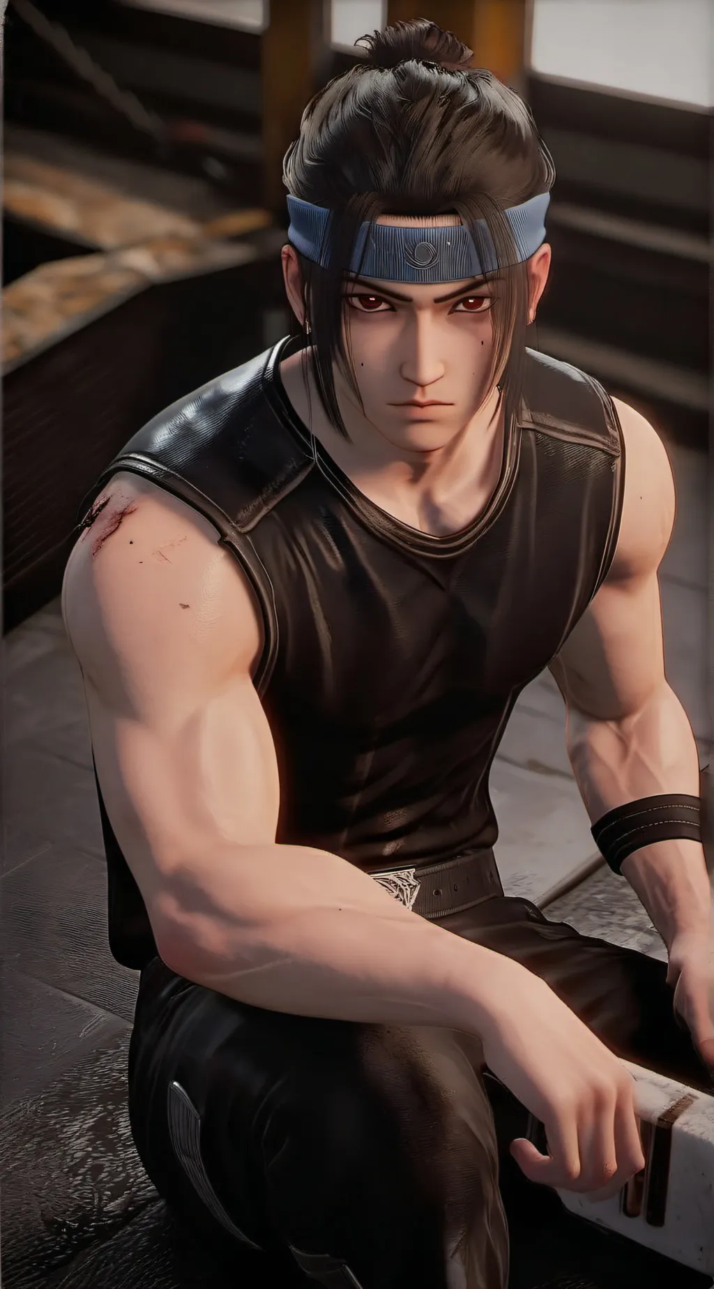 ai character: Itachi Uchiha  background