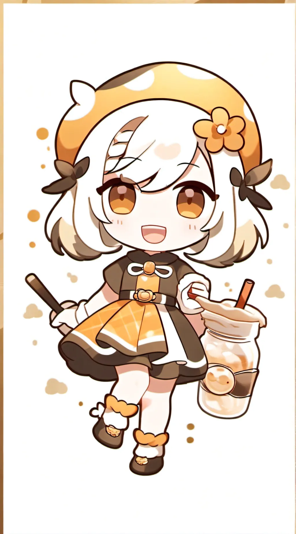 ai character: Glisten  background