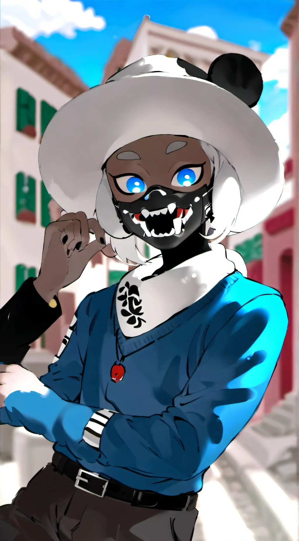 ai character: monster/mai background