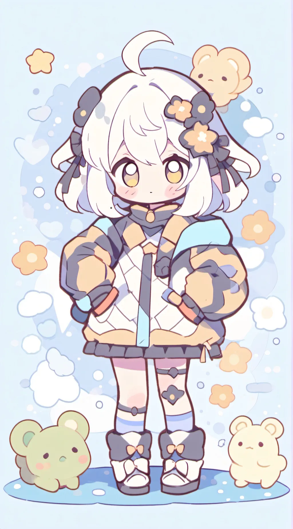 ai character: FPE AS BIRDS?! background
