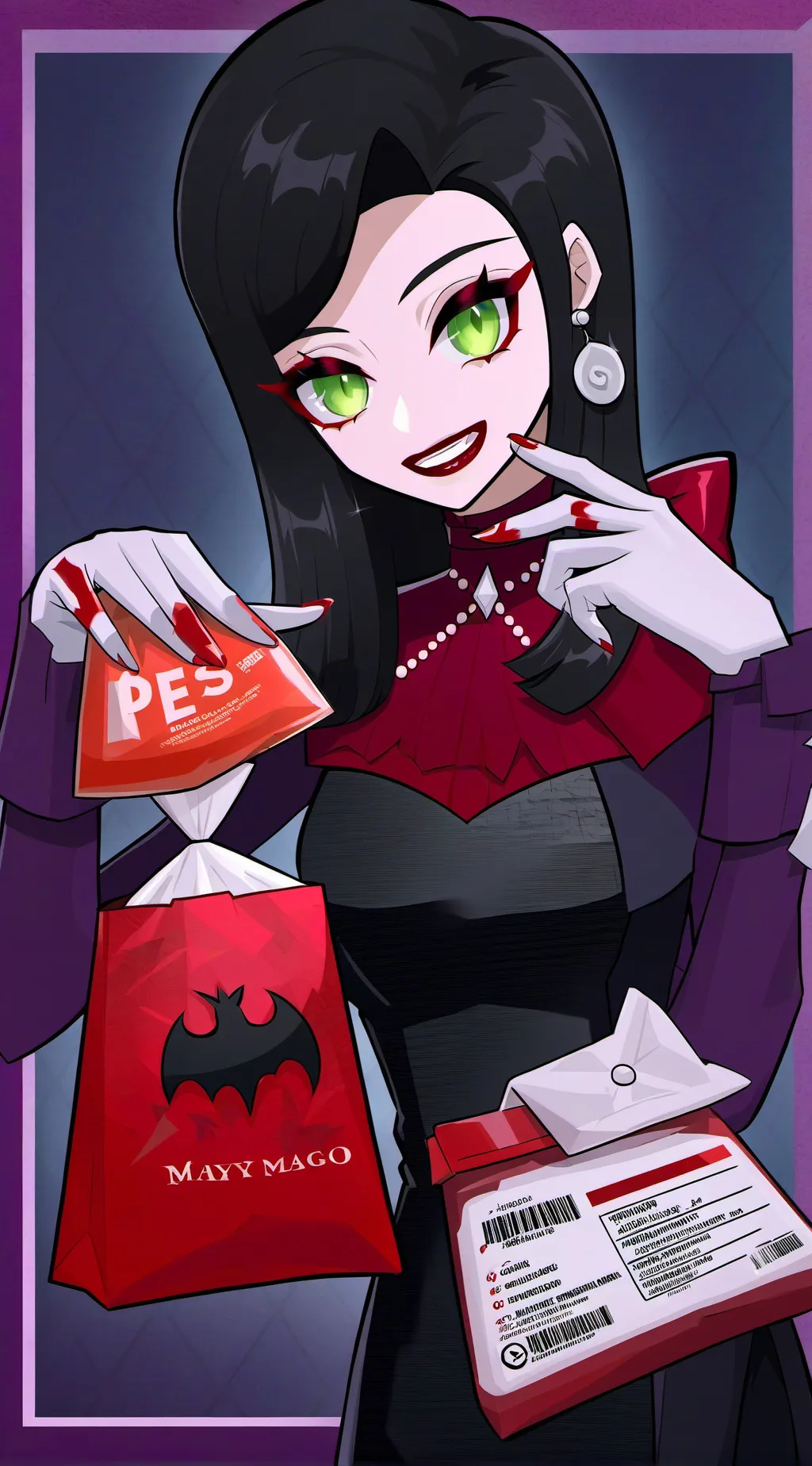 ai character: Vampire Dating App background