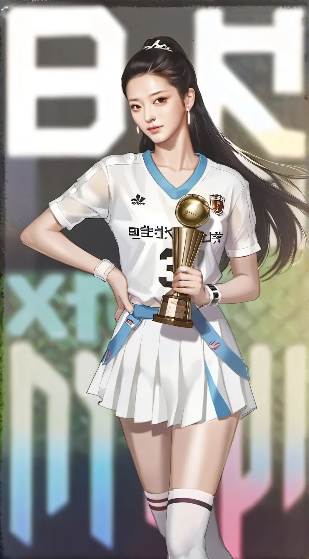ai character: Jisoo Kim background