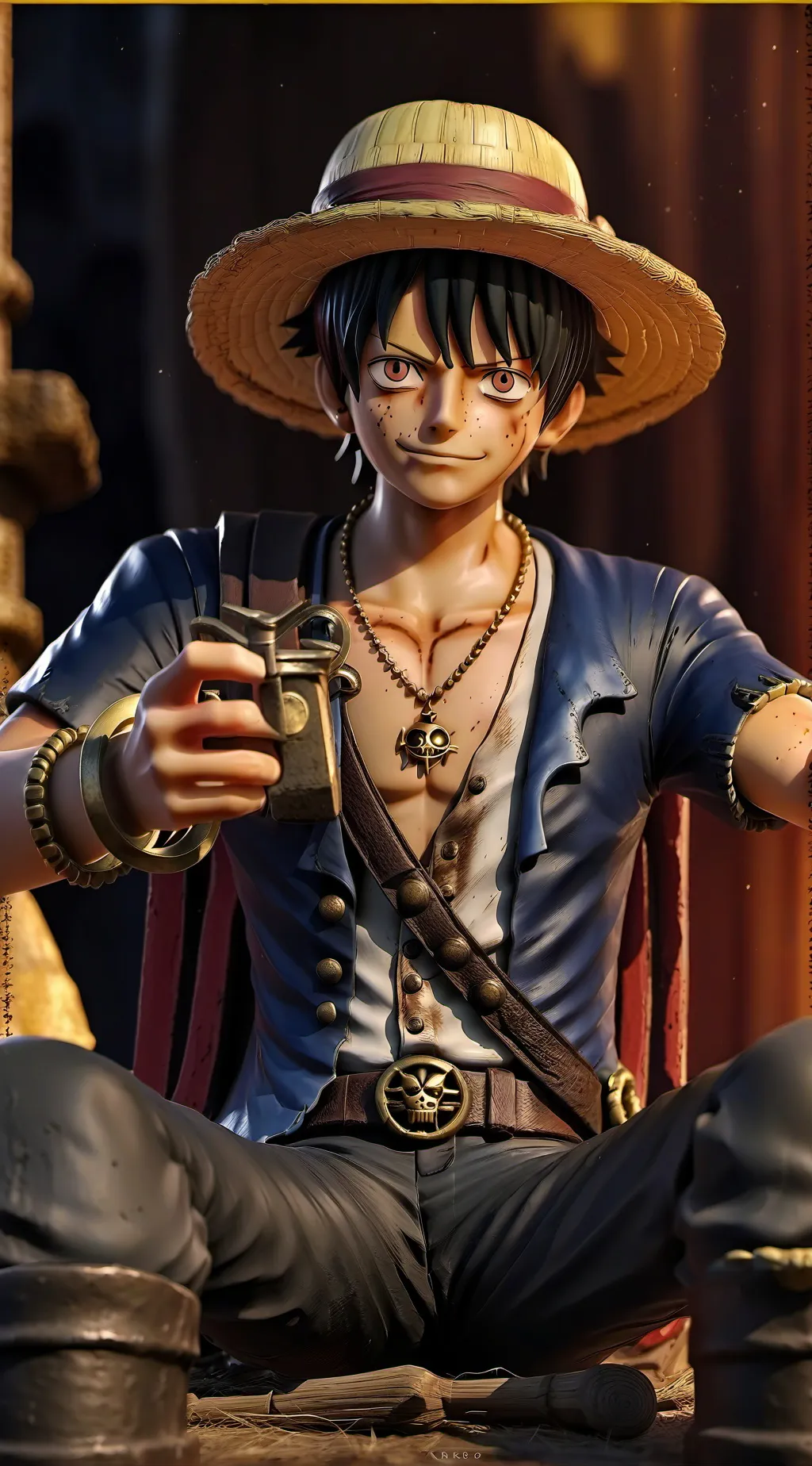 ai character: Straw Hat Crew background