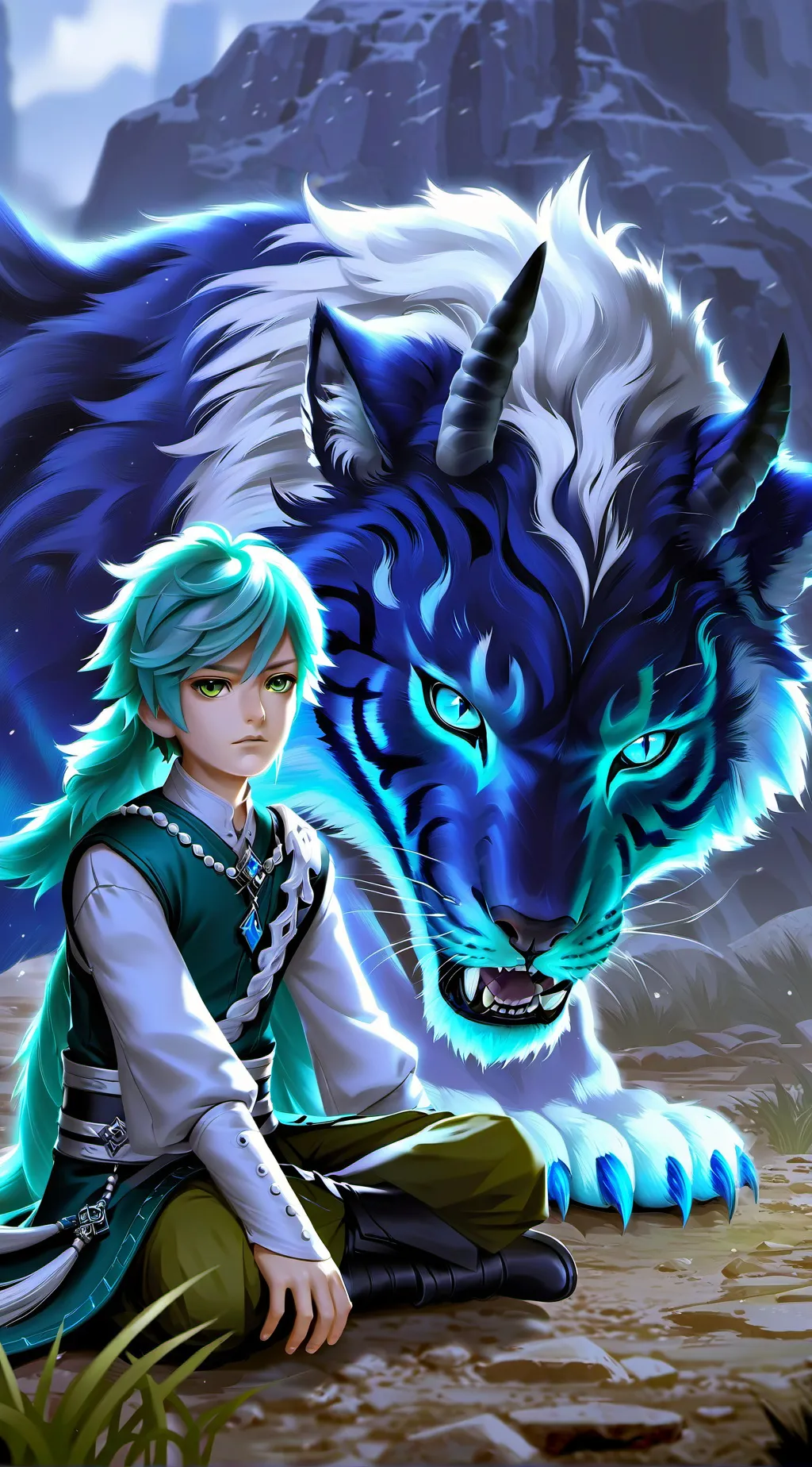 ai character: MoonNeptune  background