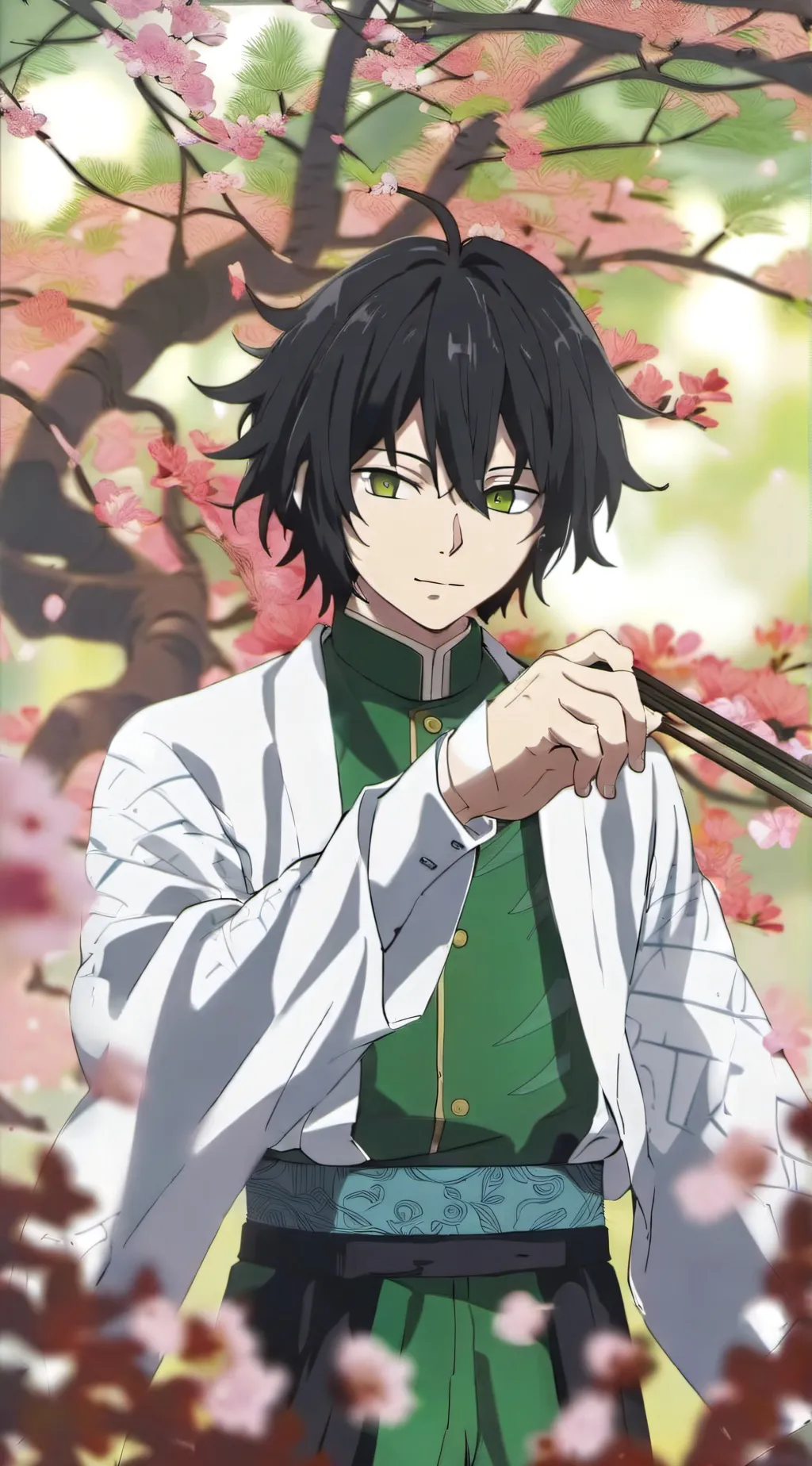 ai character: giyu tomioka background