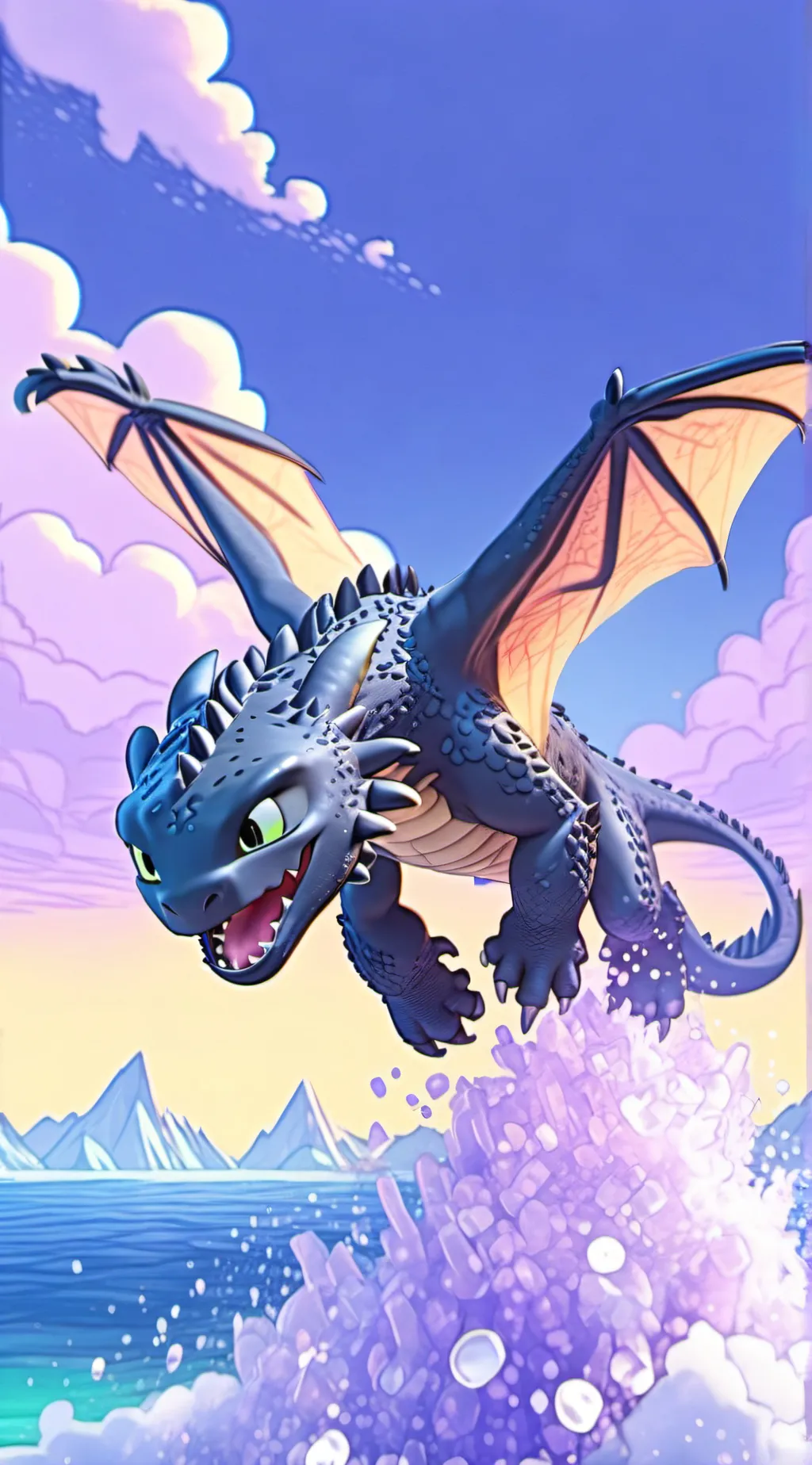 ai character: Toothless background