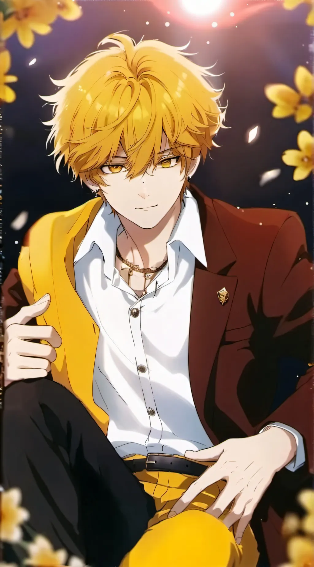 ai character: Here’s Johnny  background