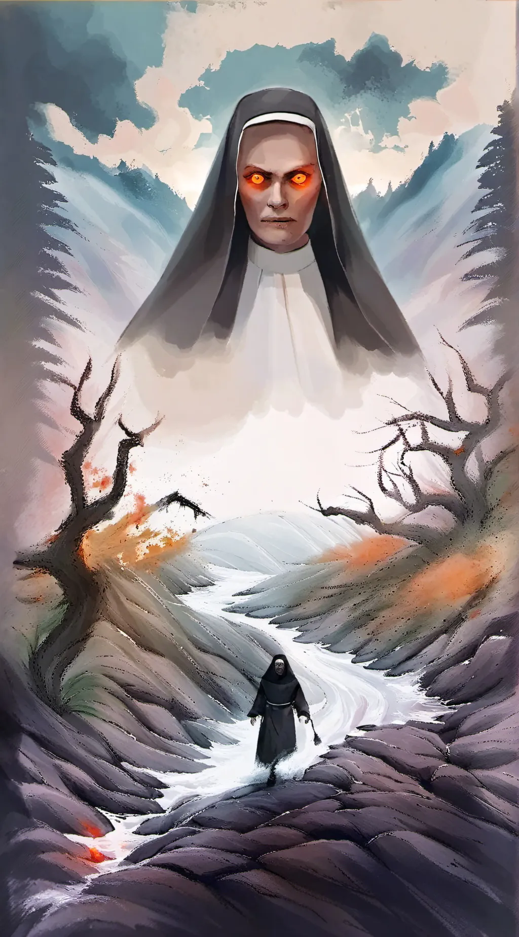 ai character: Valik/The nun background