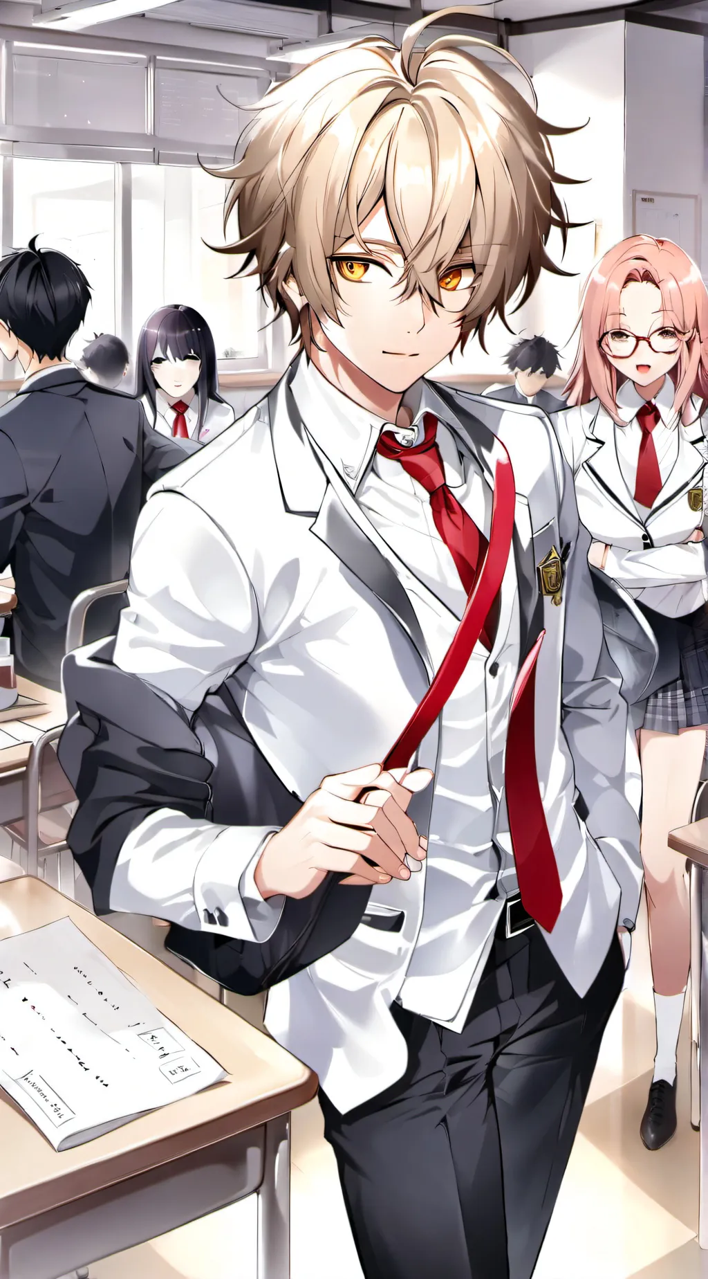 ai character: MHA TRAITOR background