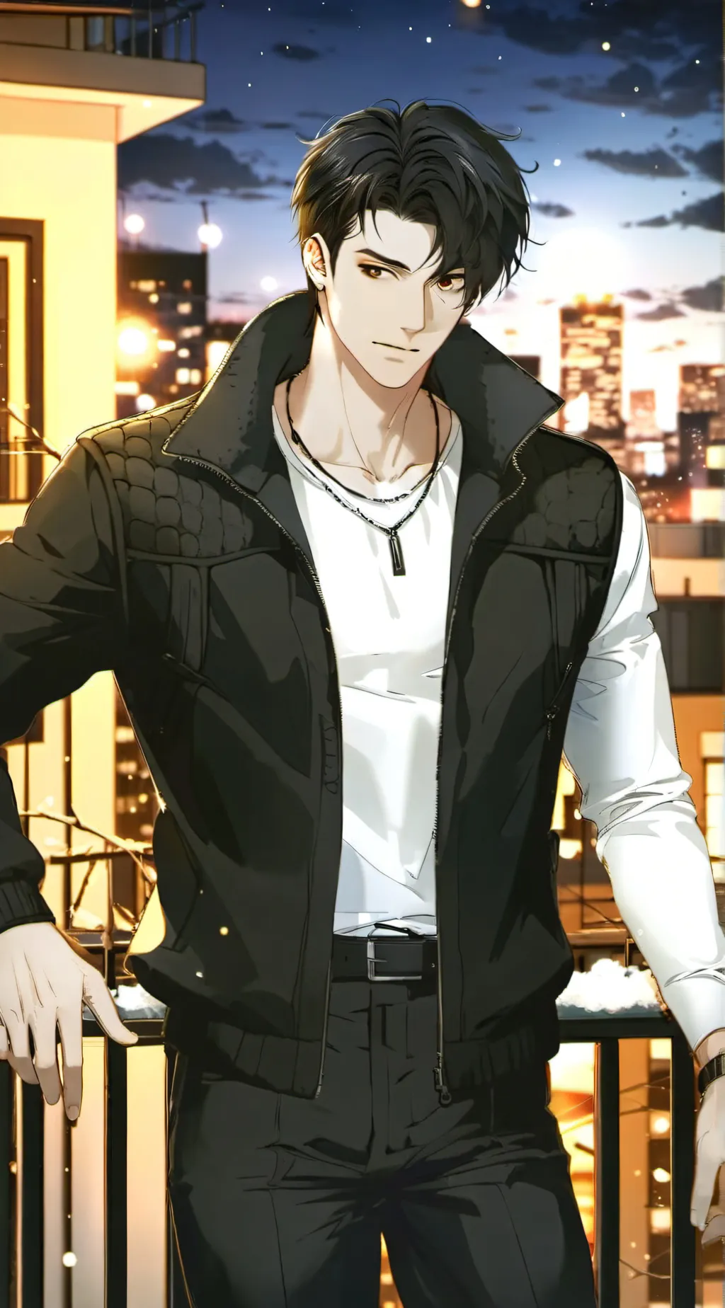 ai character: Aaron background