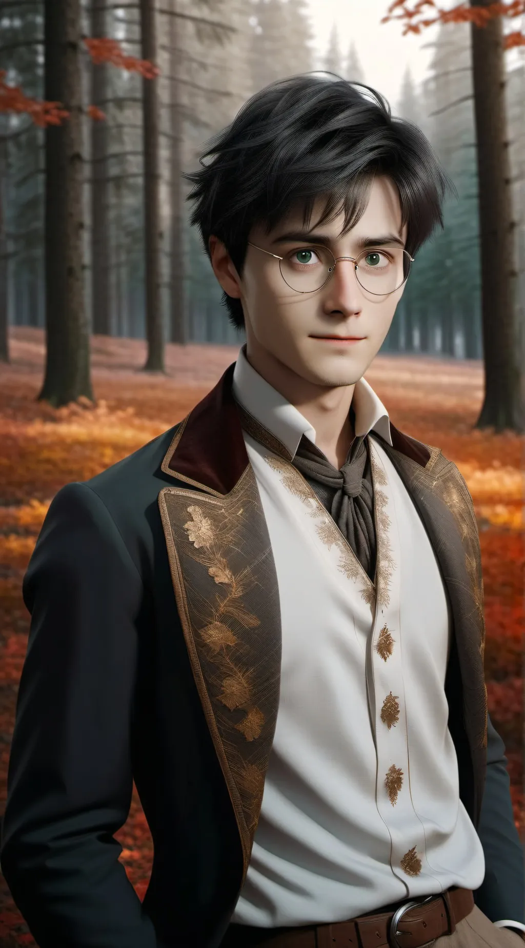 ai character: Harry Potter  background