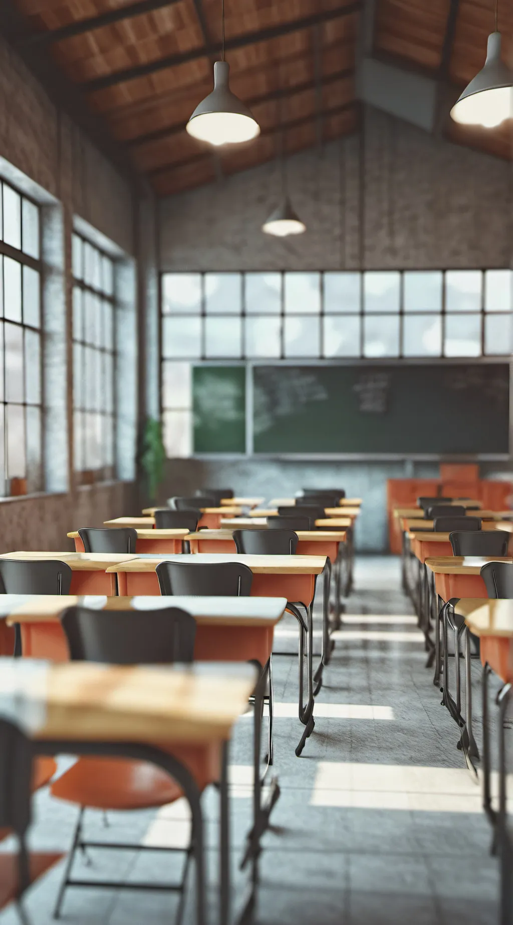 ai character: Classroom background