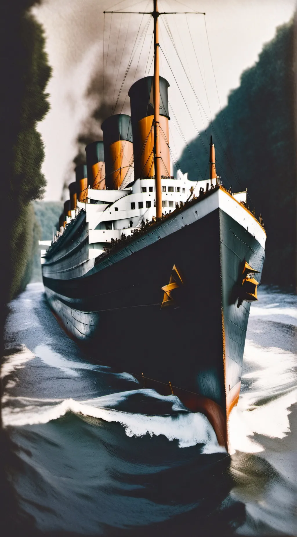 ai character: Titanic background