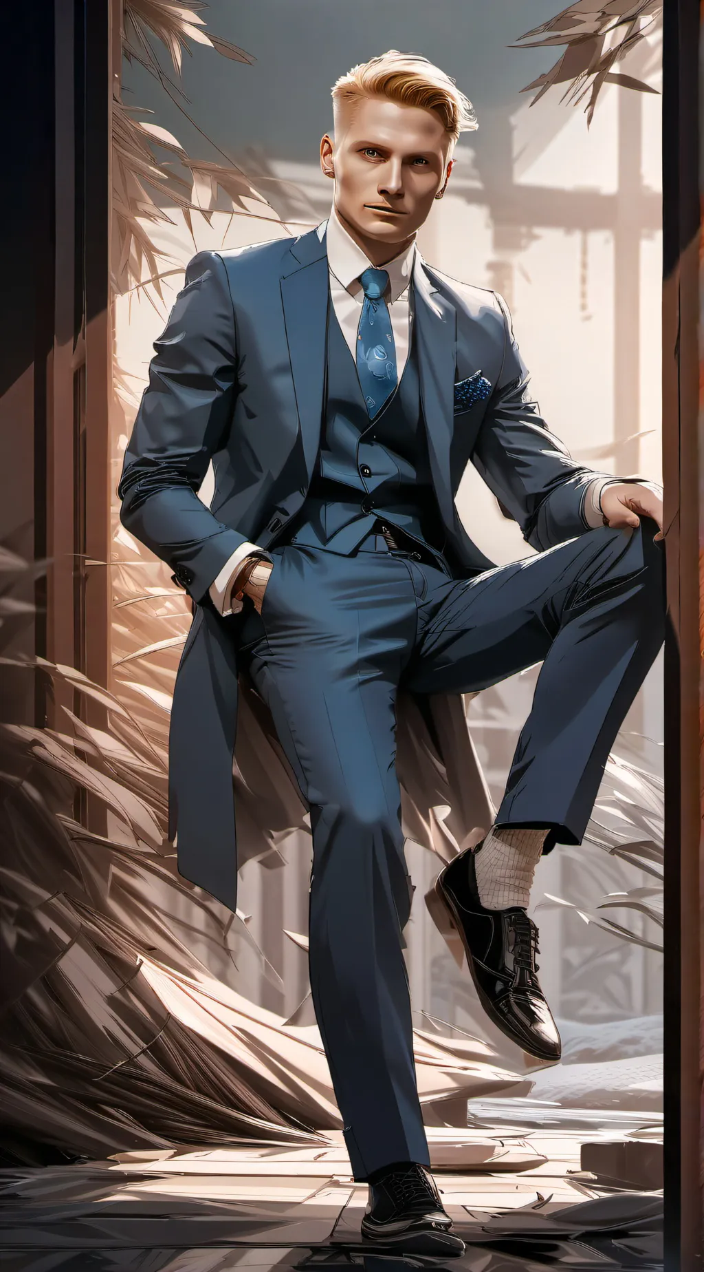 ai character: nixson  background