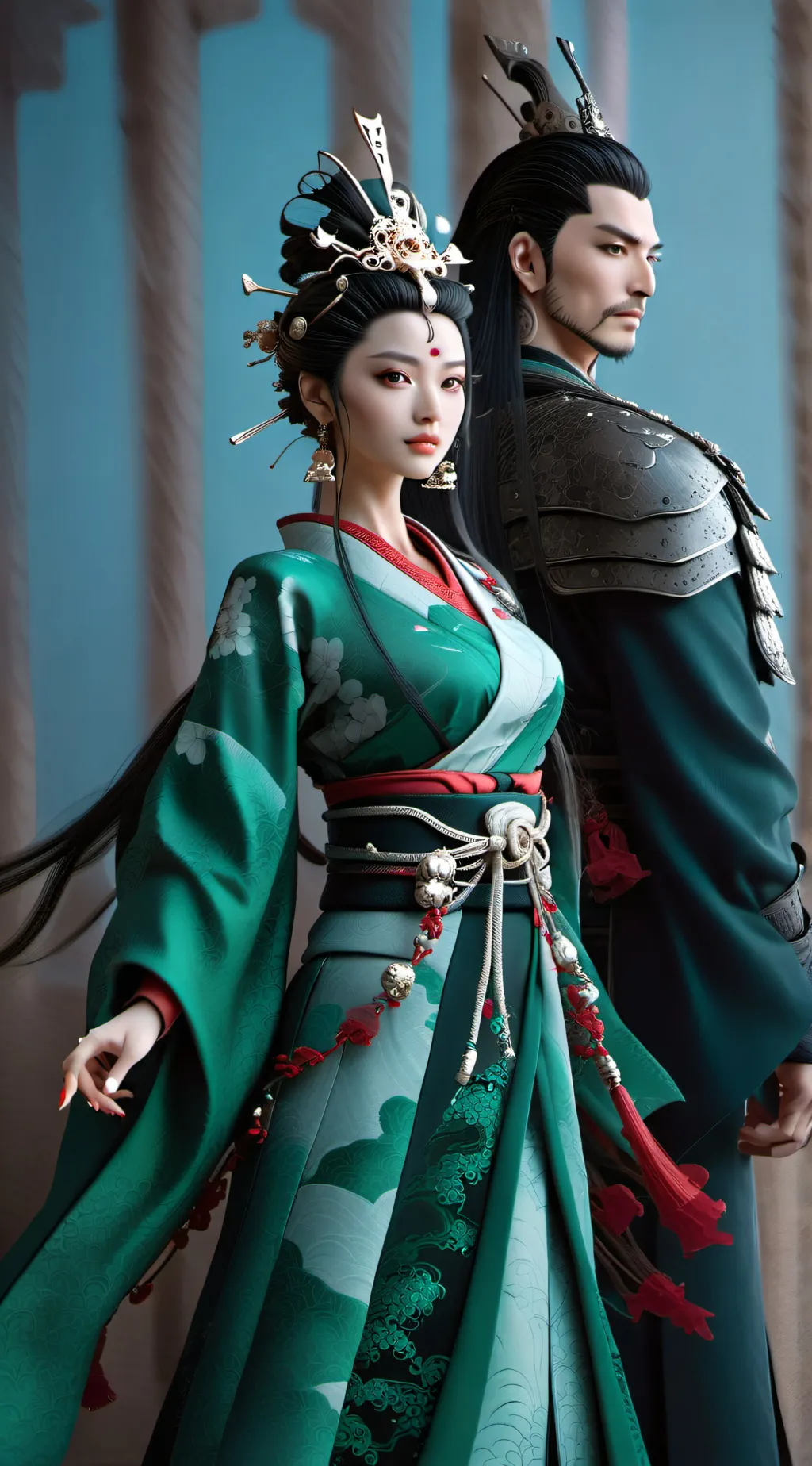 ai character: Royal Parents  background