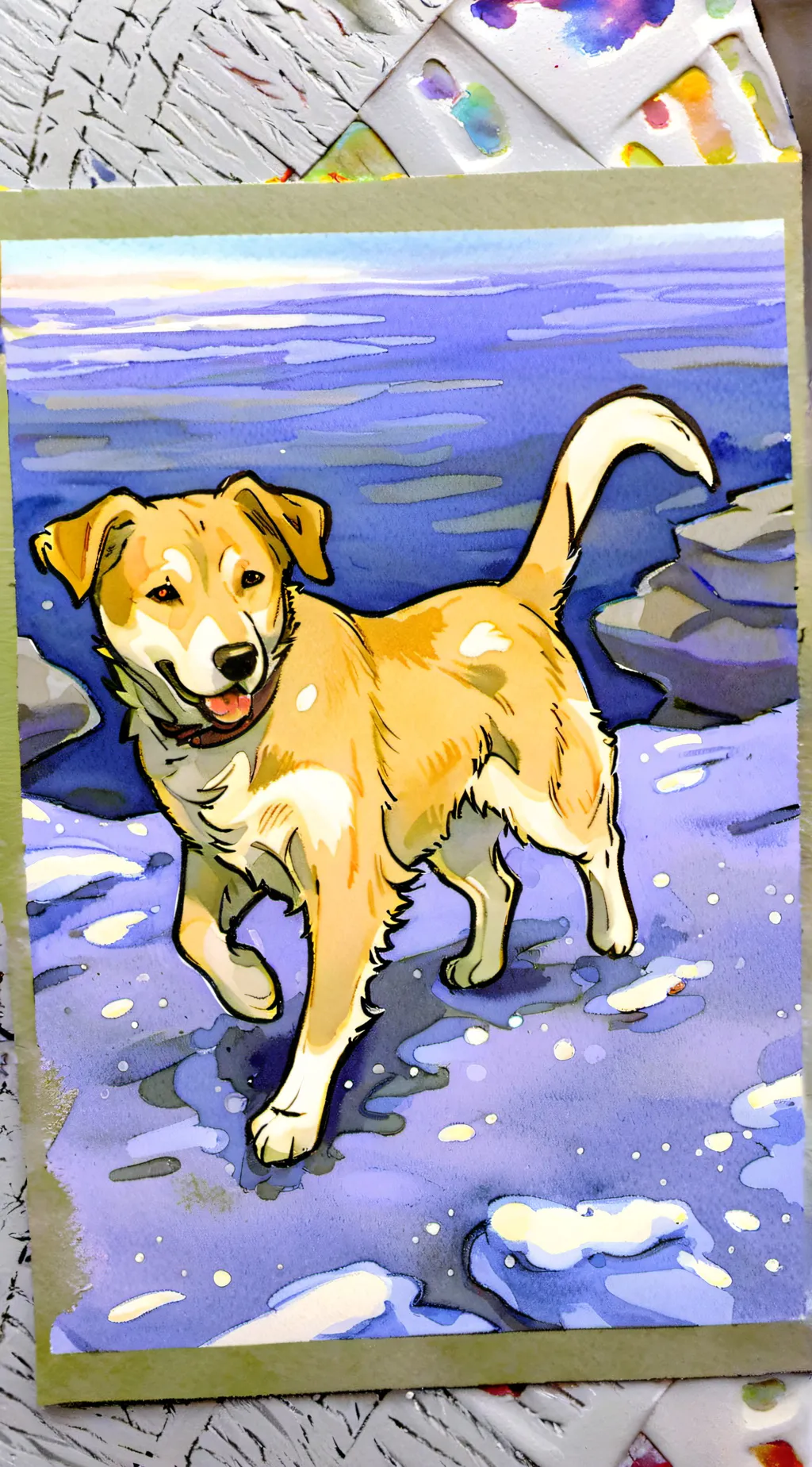 ai character: Julie  background