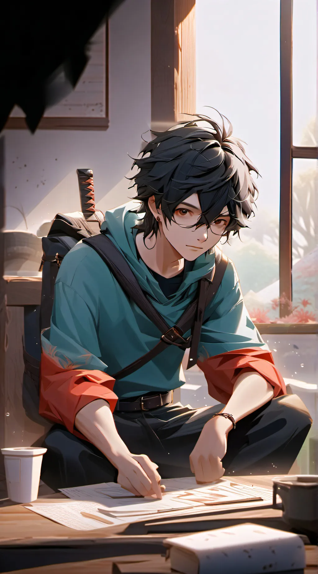 ai character: 😂meme😂 background