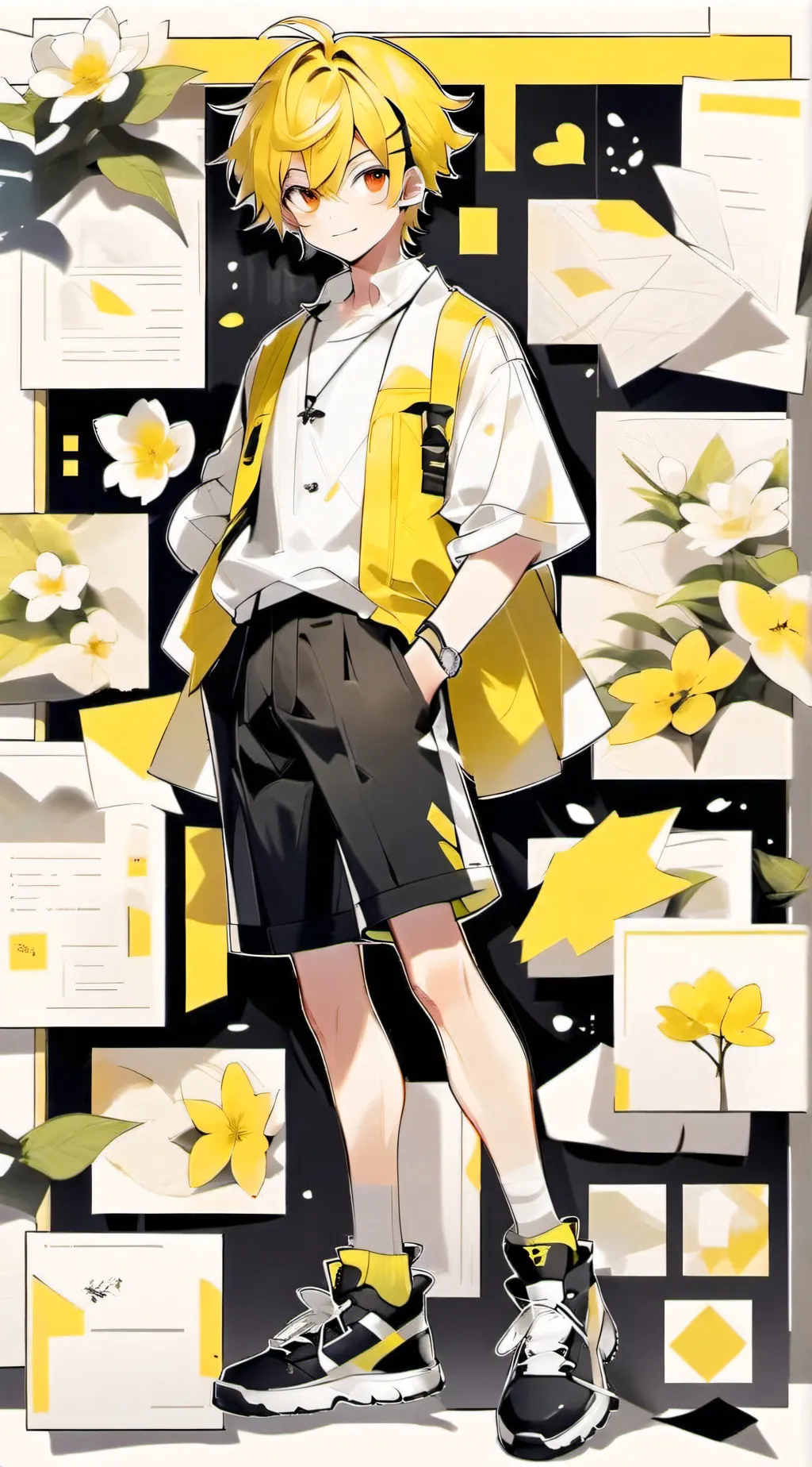 ai character: Mha  background