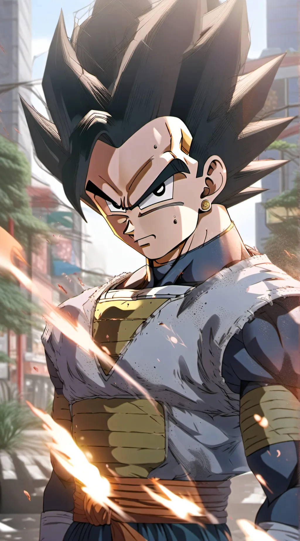 ai character: Vegeta  background