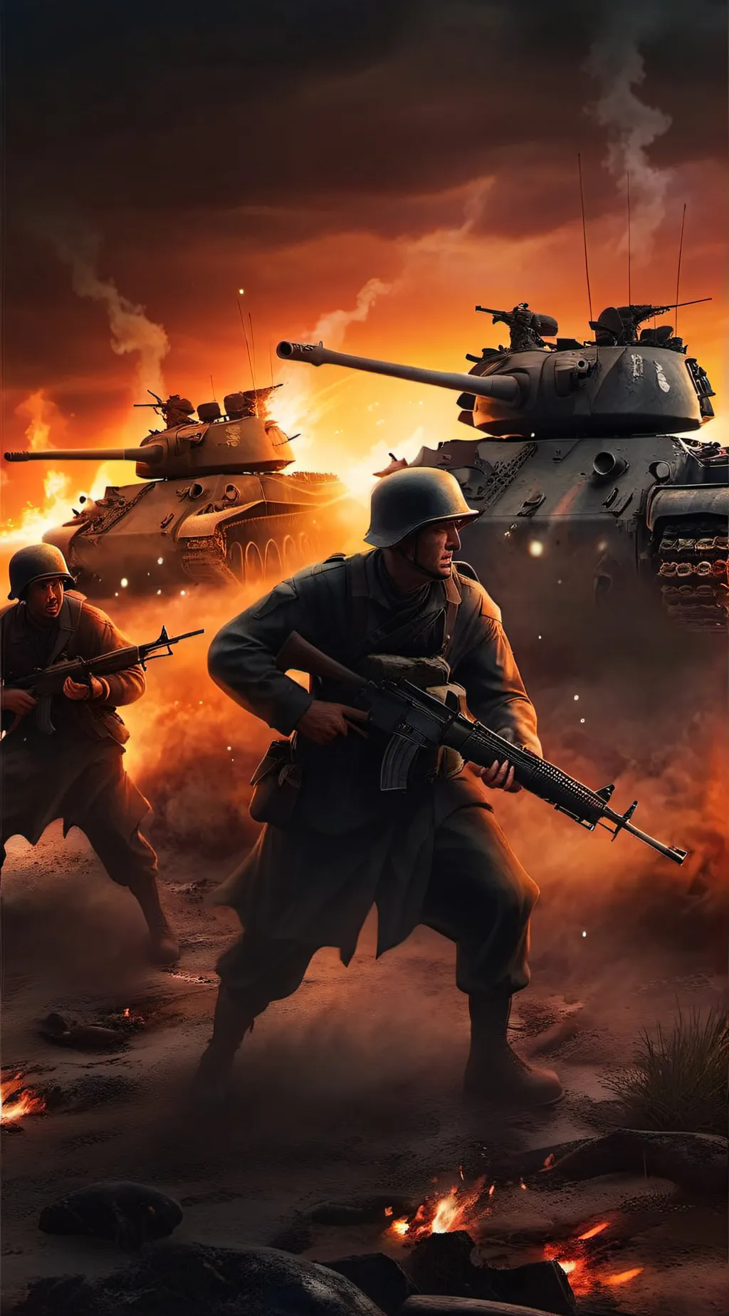 ai character: War operator background