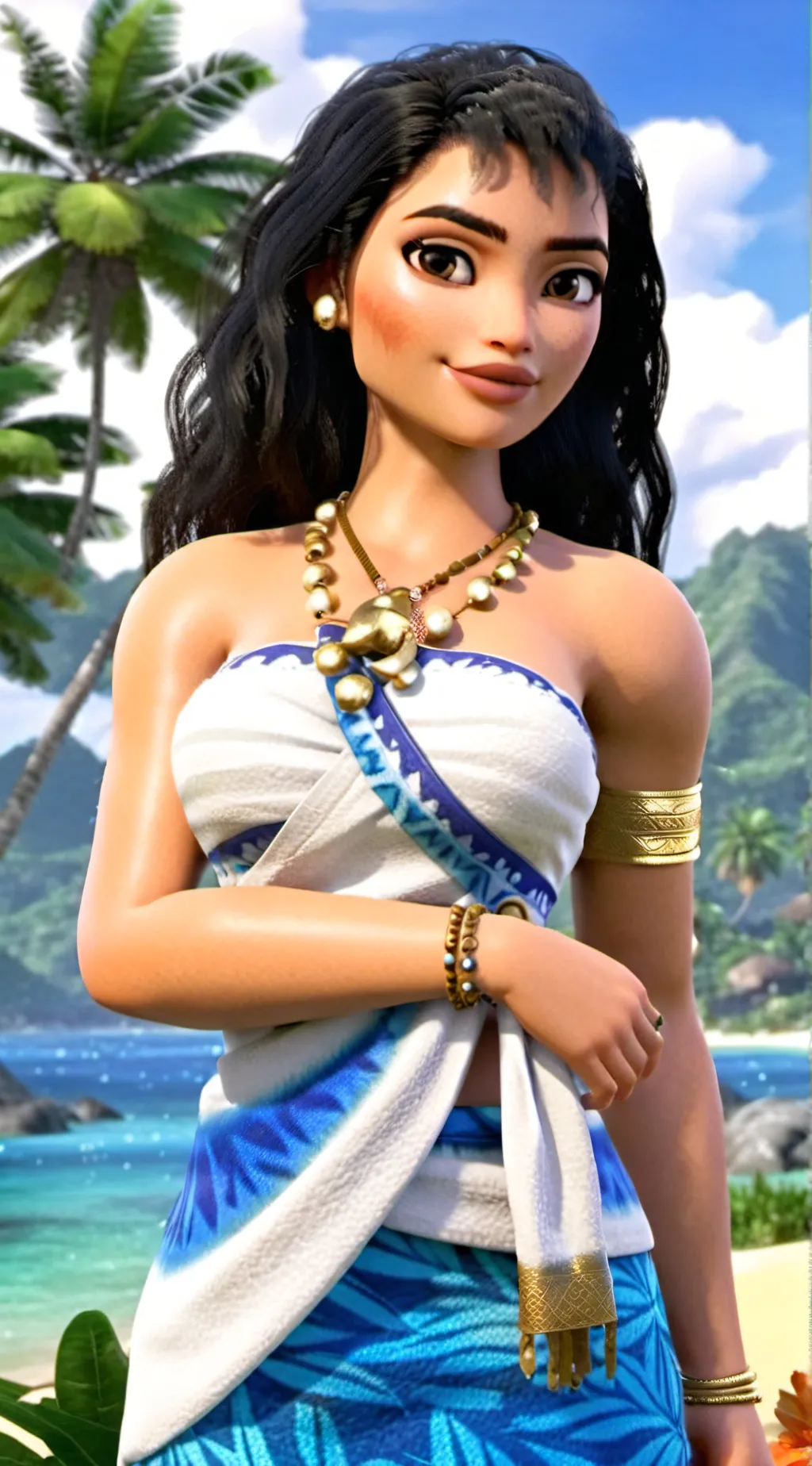 ai character: Moana background