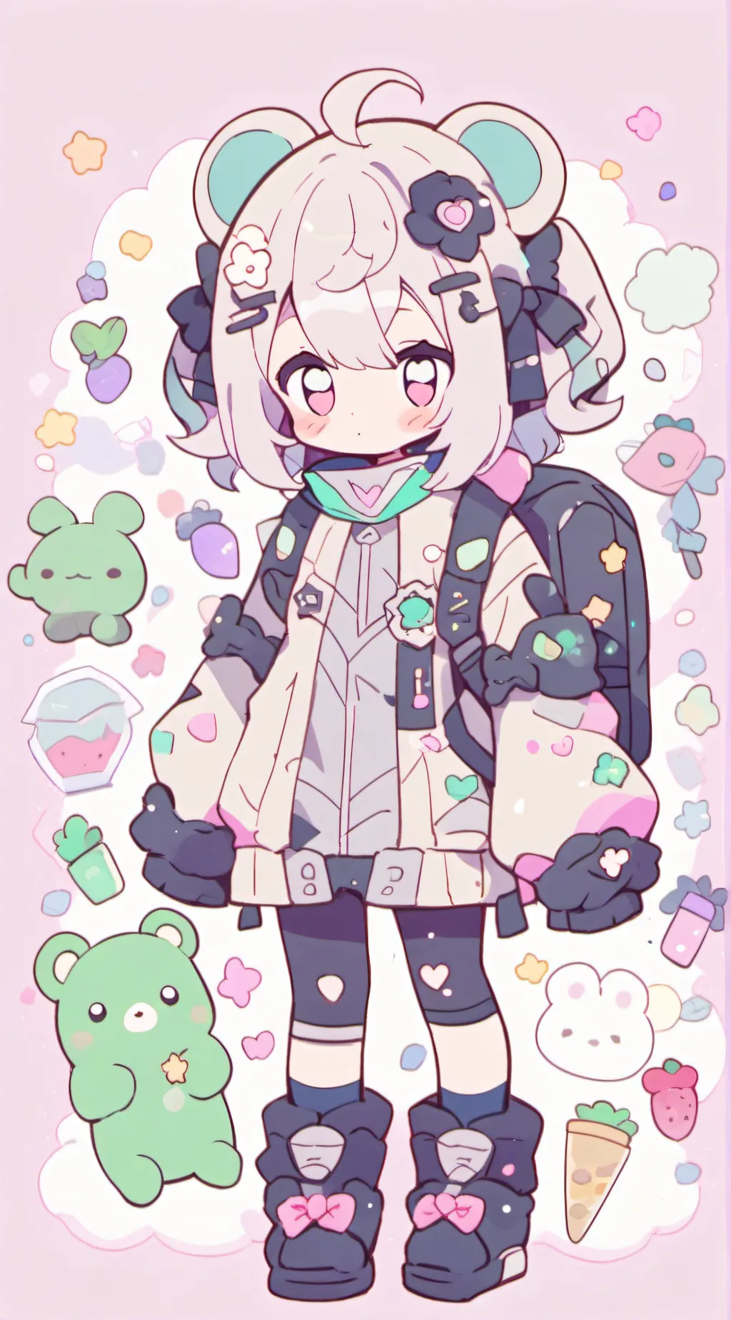 ai character: English ir Spanish background
