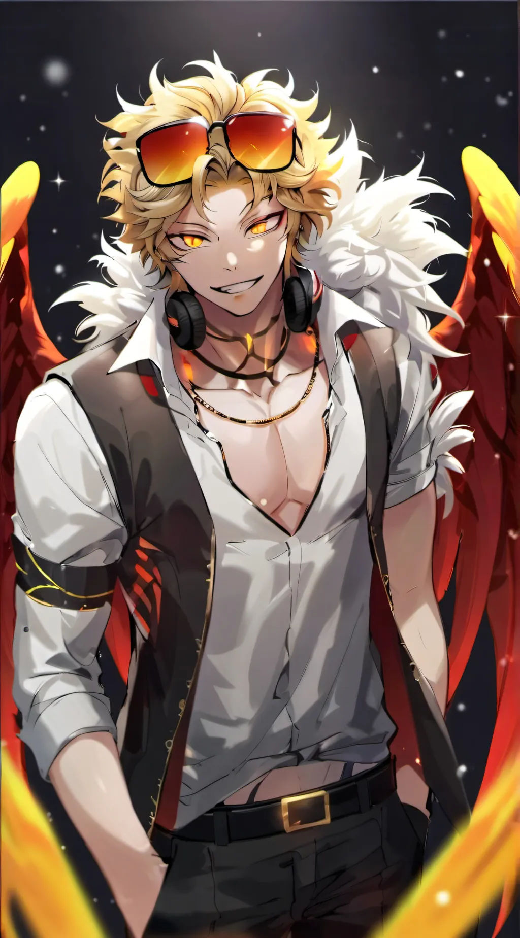 ai character: Mha background