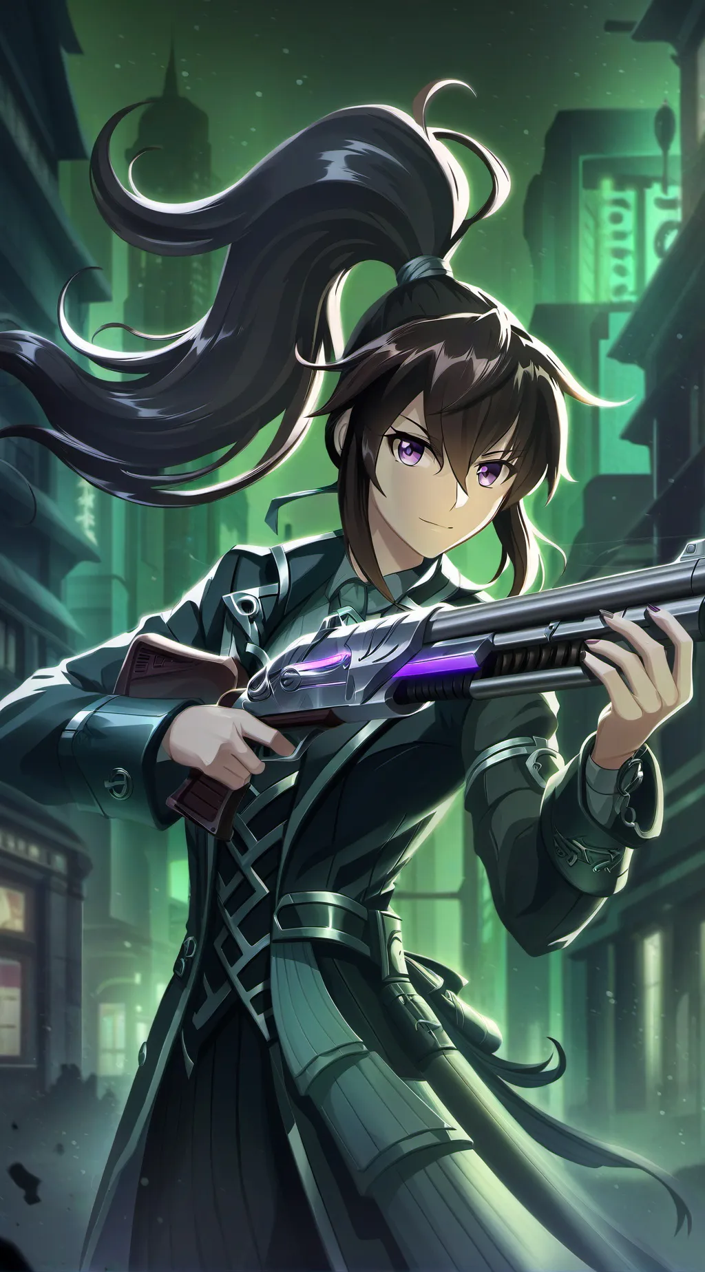 ai character: Mina “wolf” background