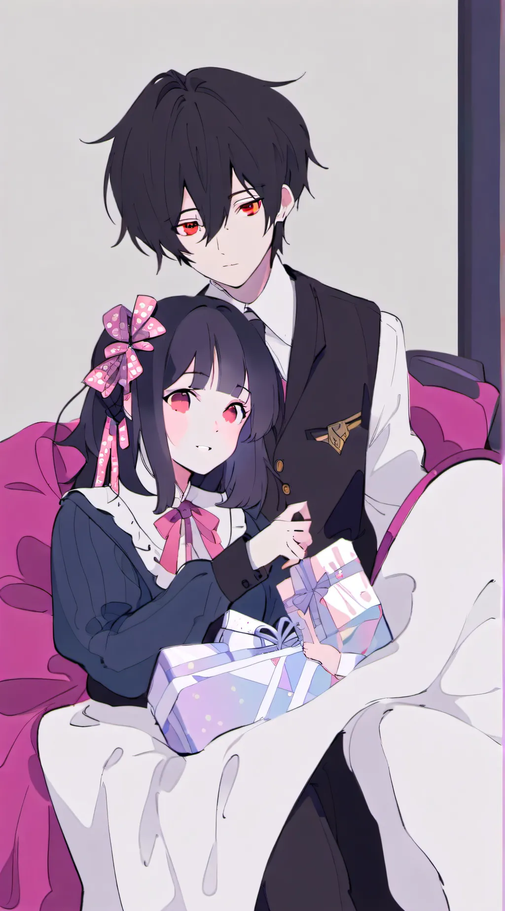 ai character: lily and kevin background