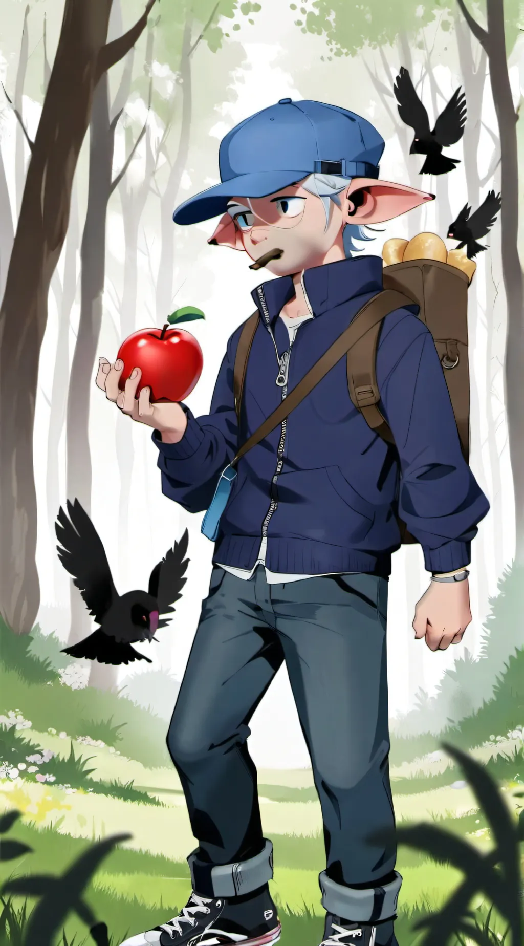 ai character: Piggy background