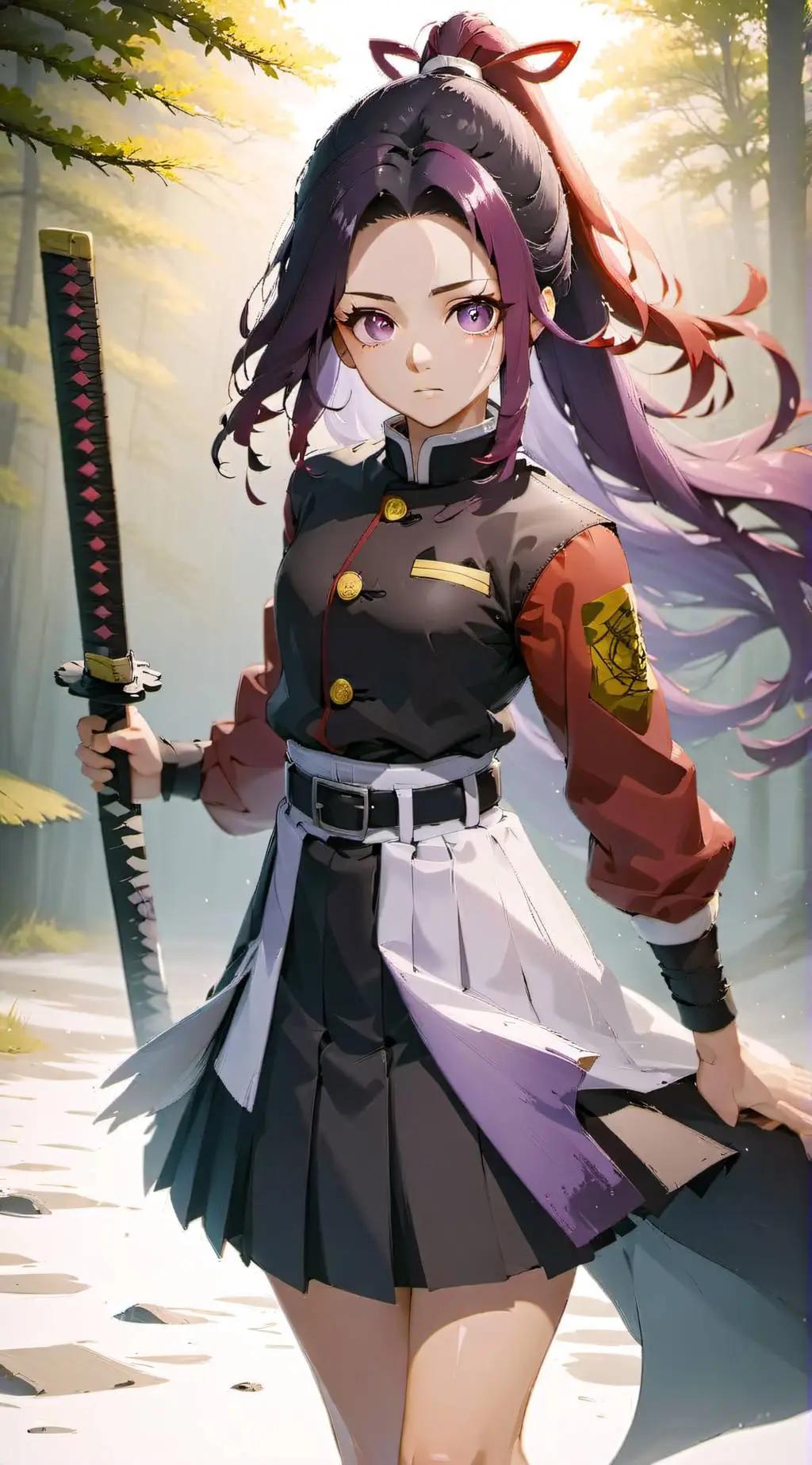 ai character: Nezuko Kamado  background