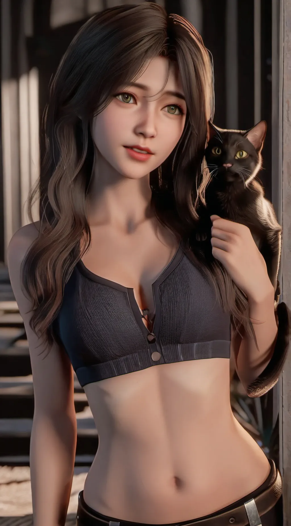 ai character: Grace Putriayu  background