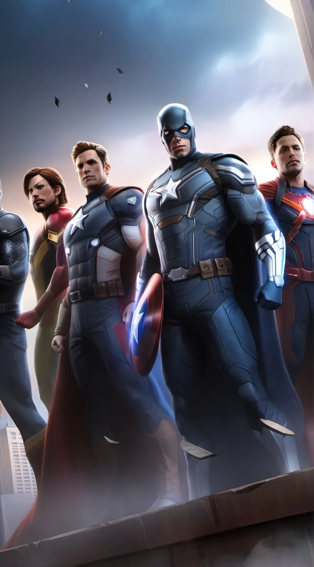 ai character: Avengers 0.1 background