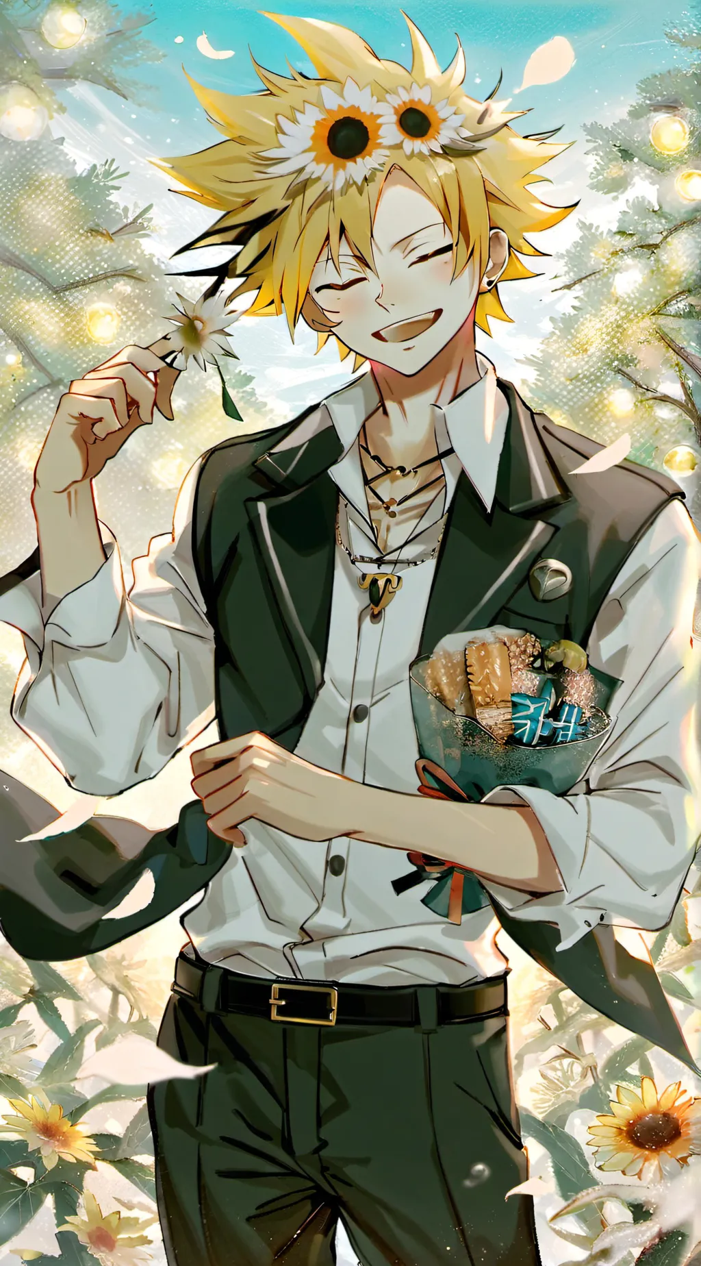 ai character: Mha alphas omegas background
