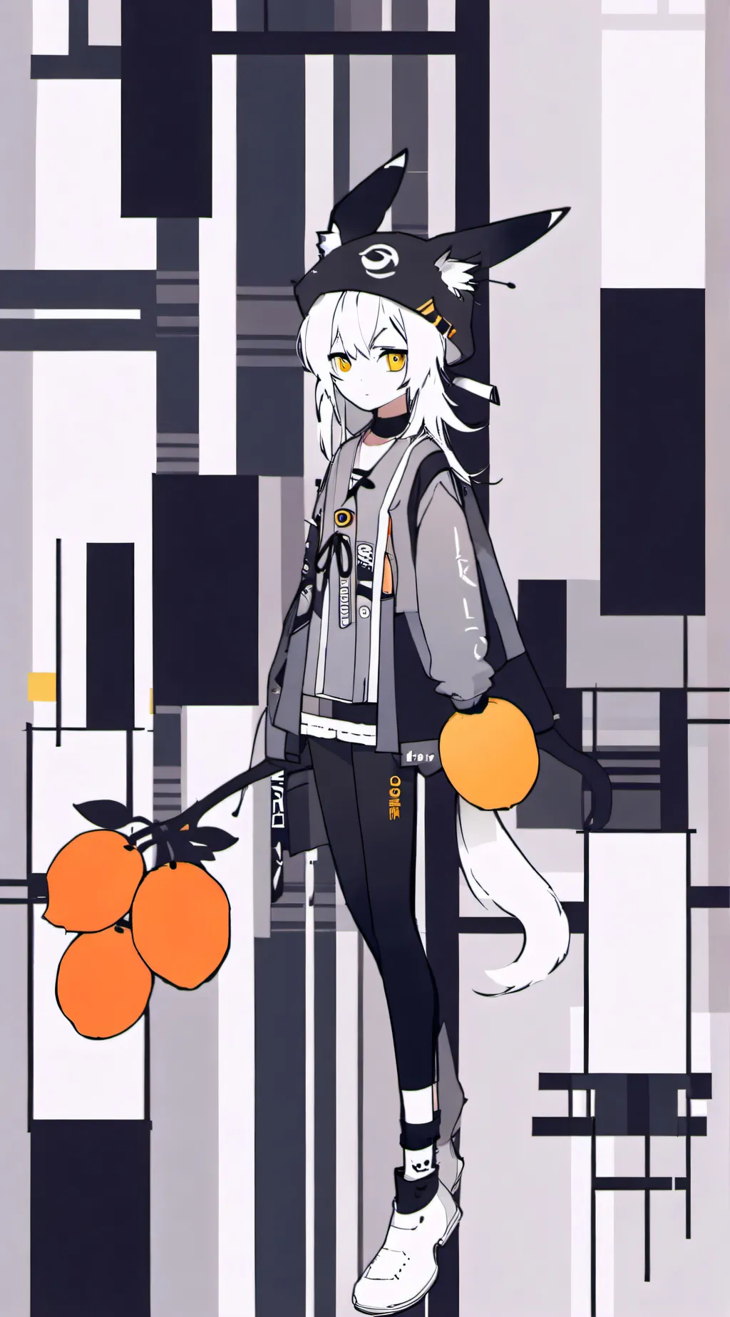 ai character: you ste a kittsune background