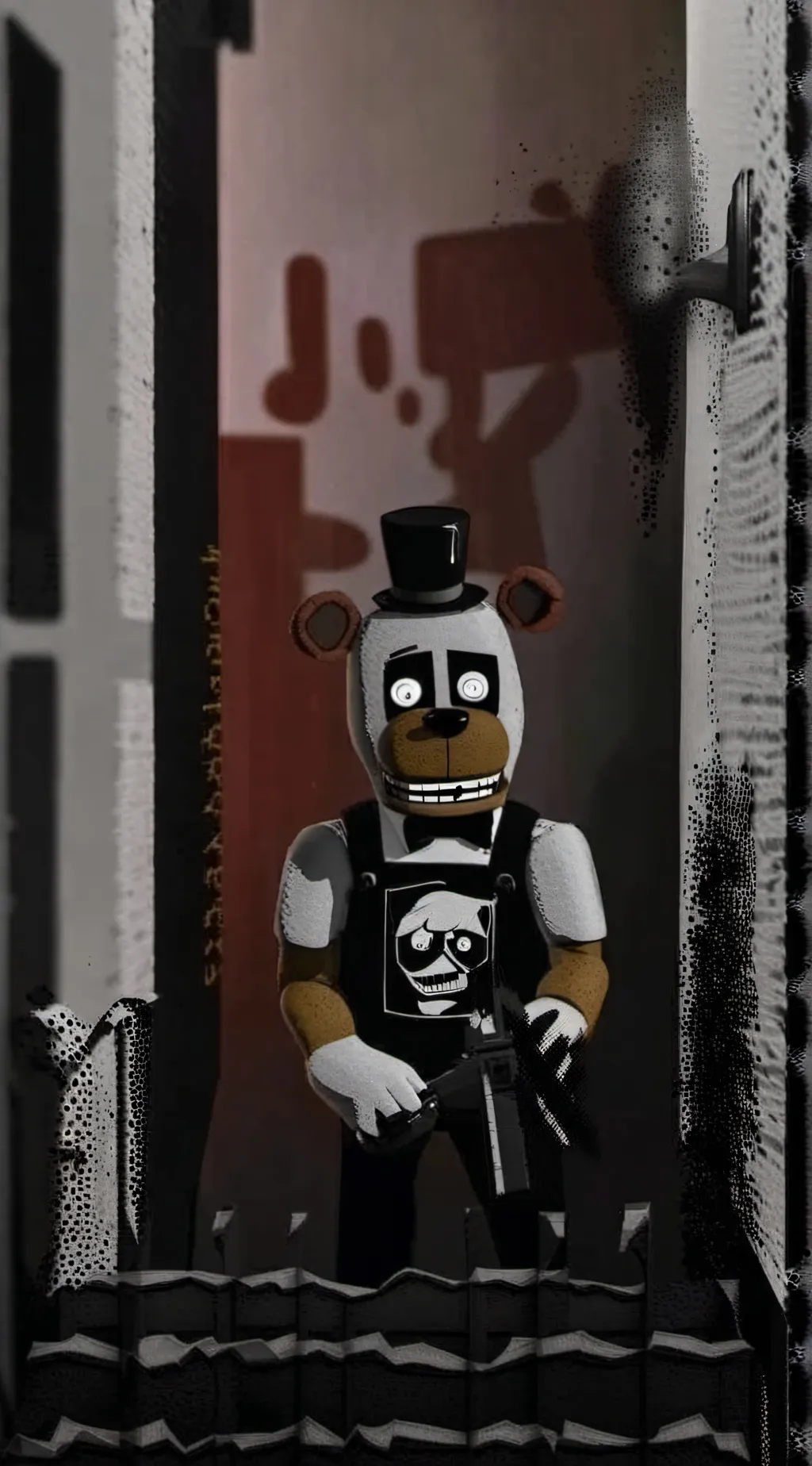 ai character: broke Freddy lol 💀 background