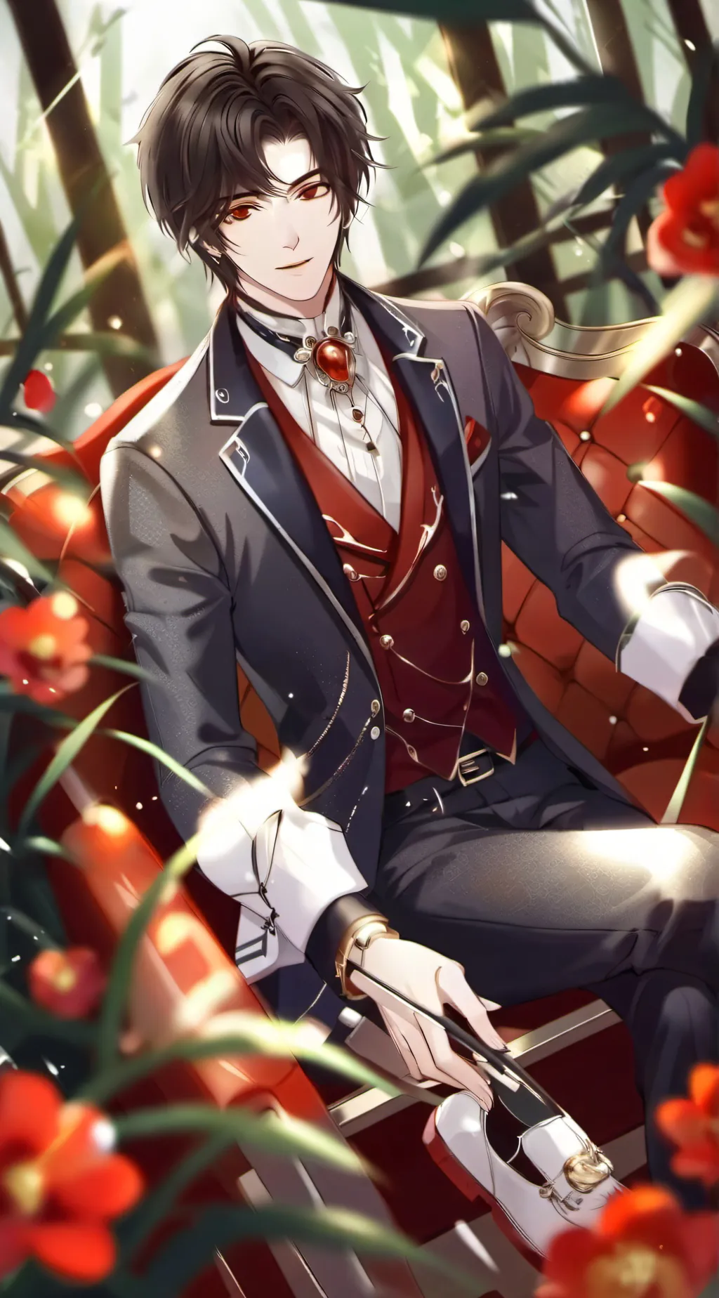 ai character: ino background