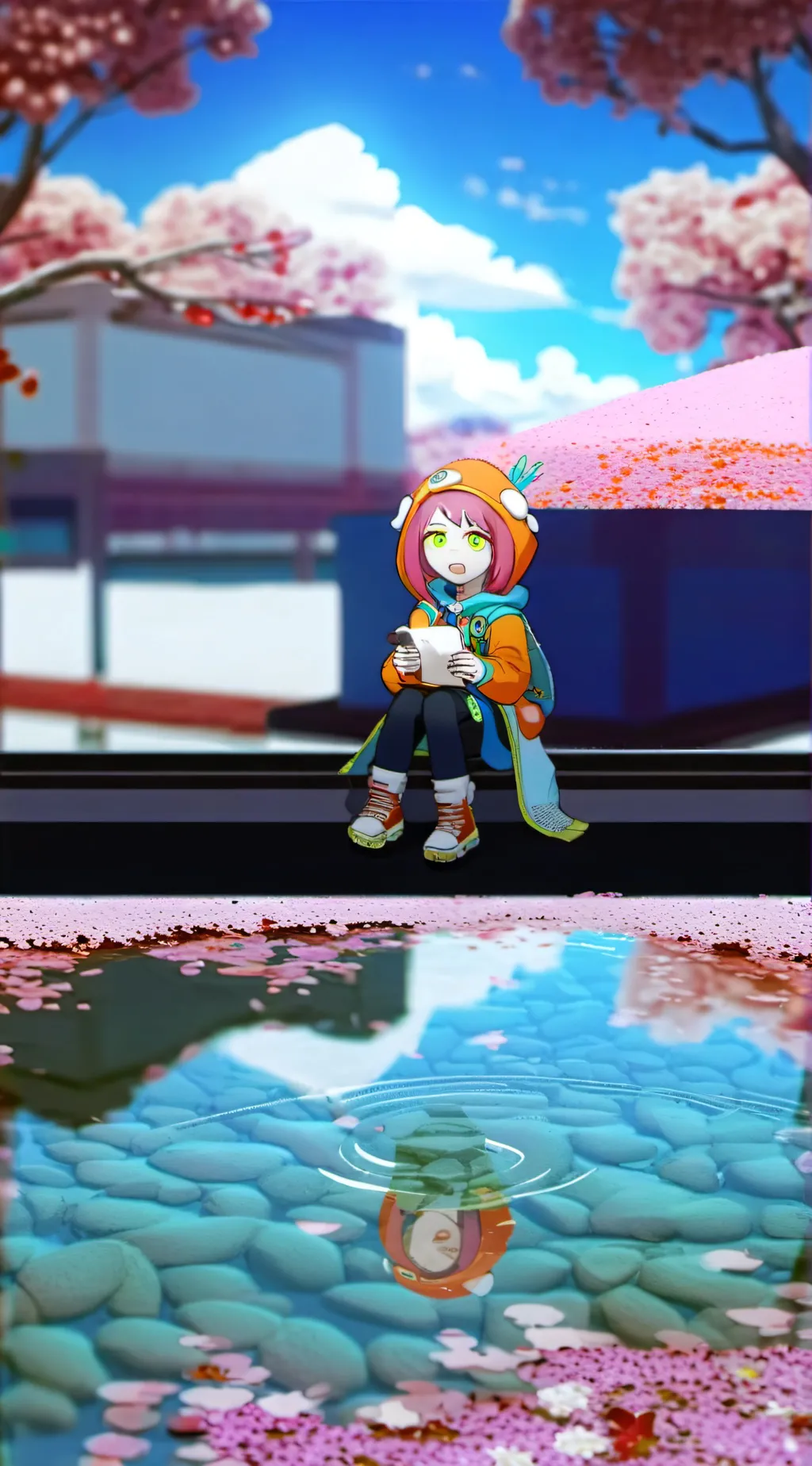 ai character: Lilly  background