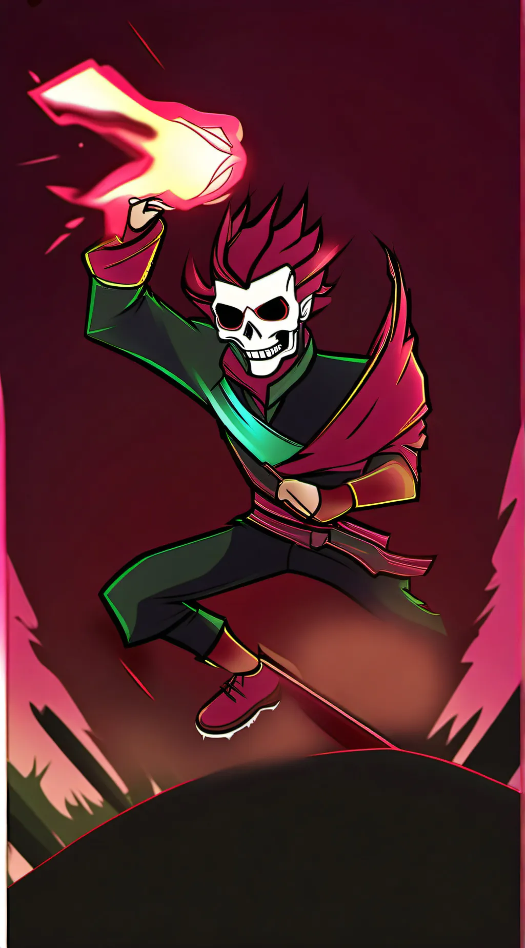 ai character: Alastor  background