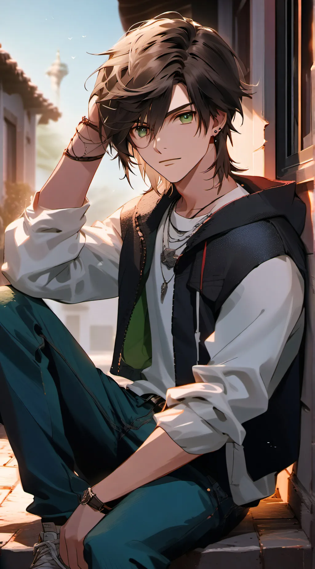 ai character: Aaron background