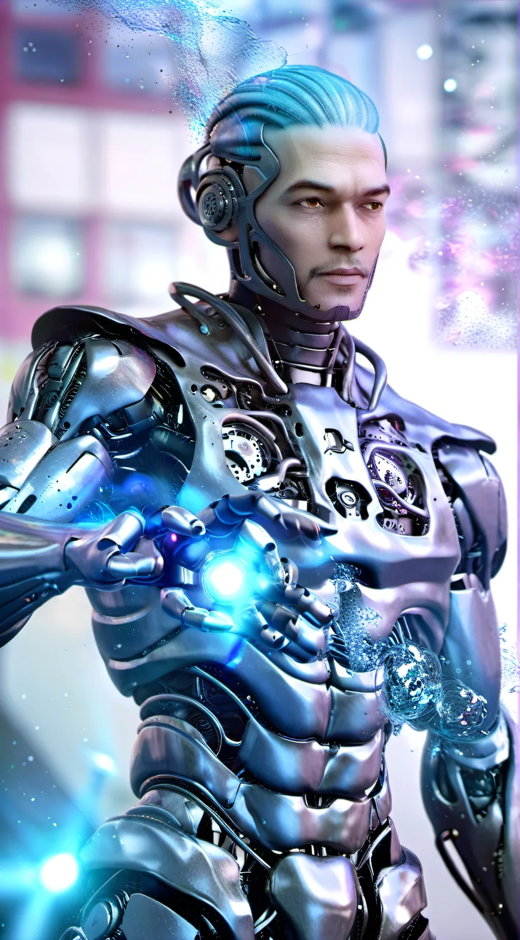 ai character: Robo bobo background
