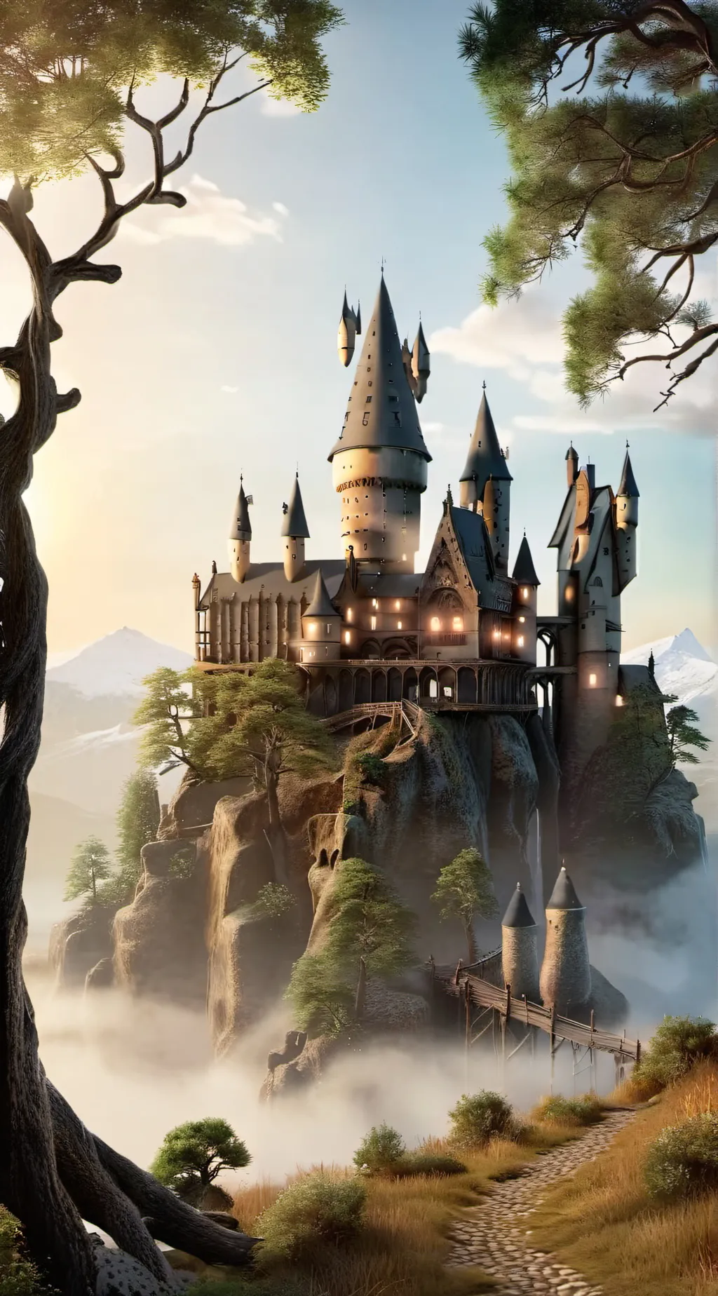 ai character: HOGWARTS! 💗 background