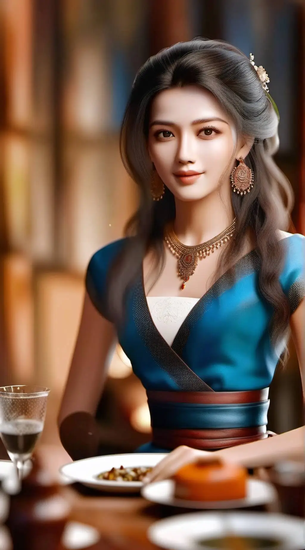 ai character: Mell background