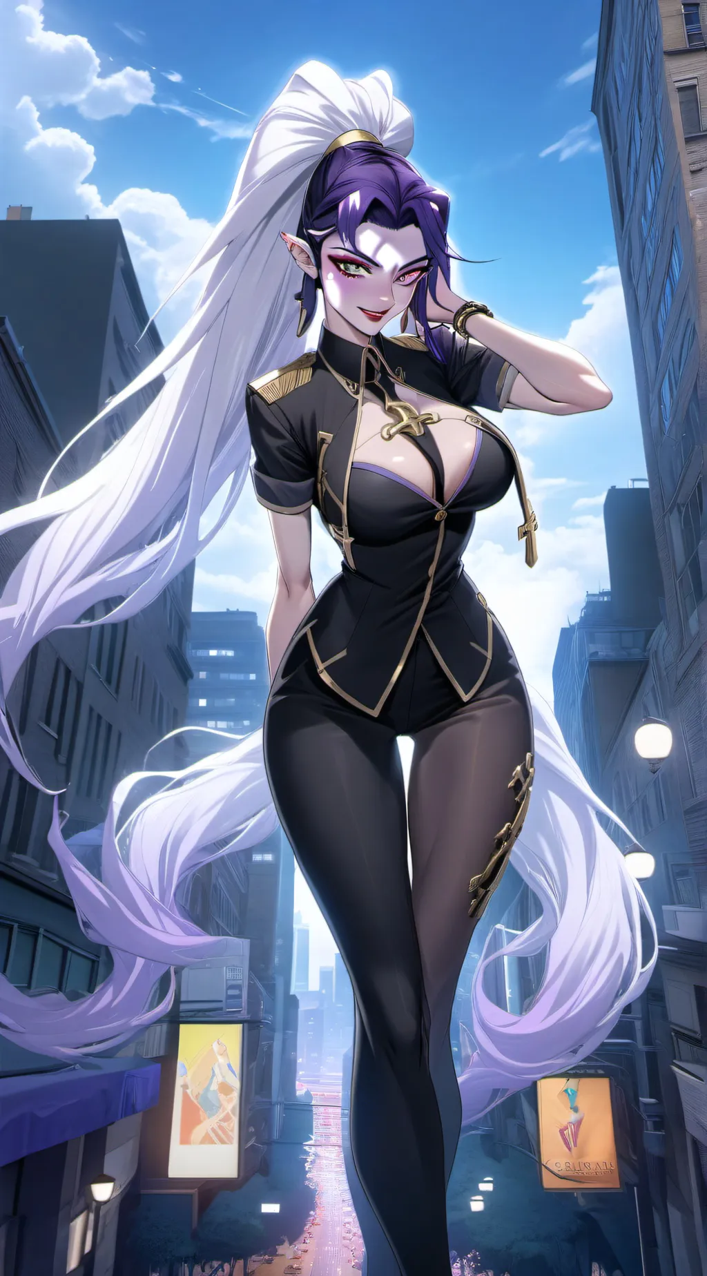 ai character: Vicky background